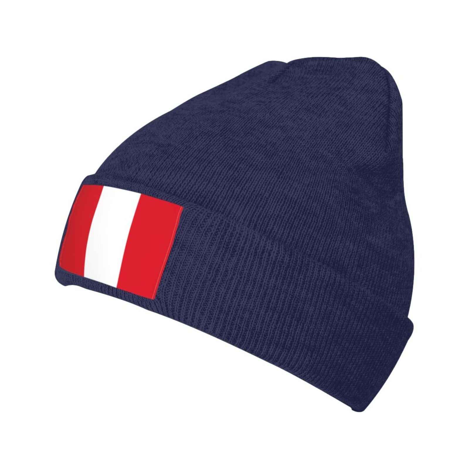 flag of peru knit beanie hat peru flags knitted cap for peruvian winter outdoor men women