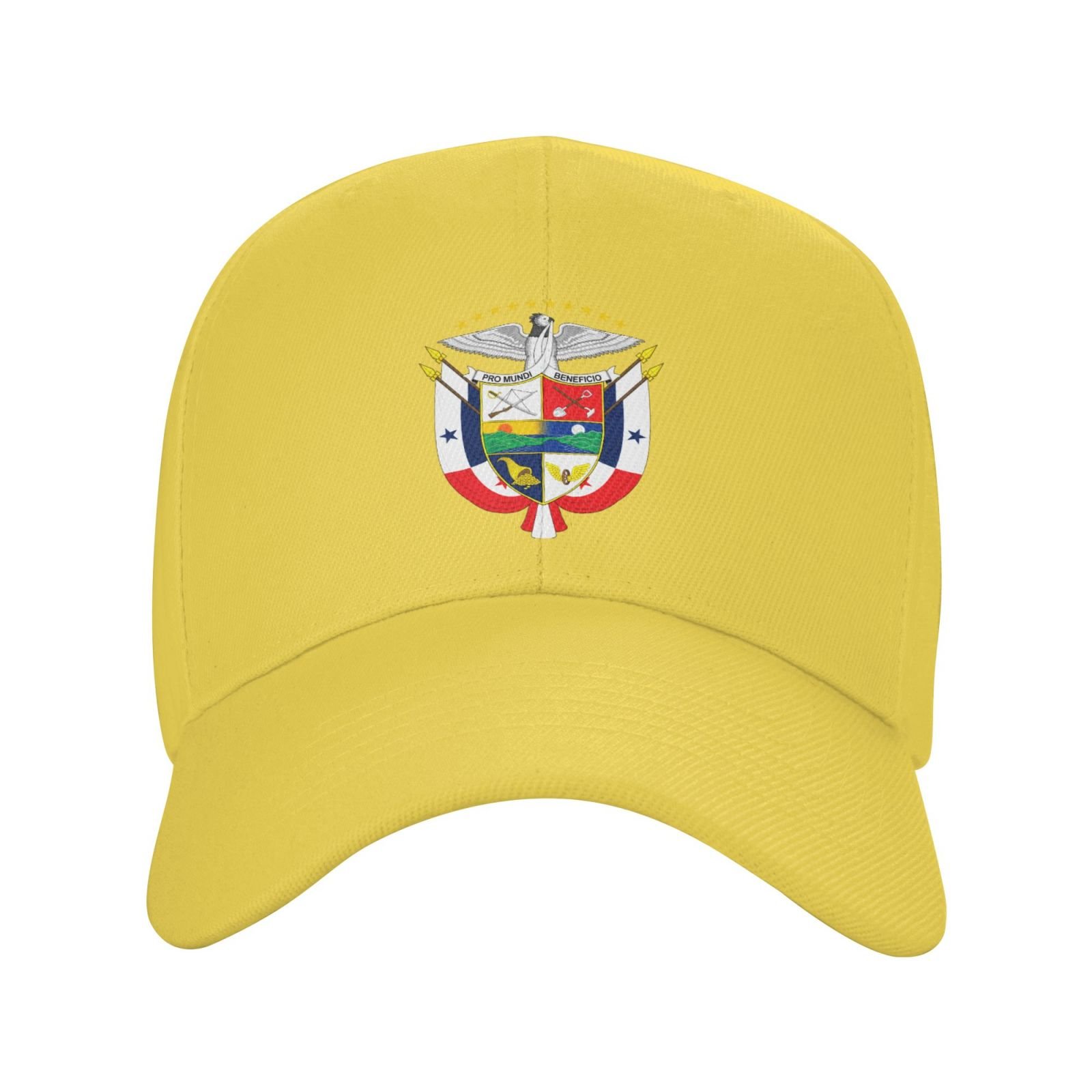 panama hat for men women coat of arms of panama baseball cap adjustable trucker dad hats