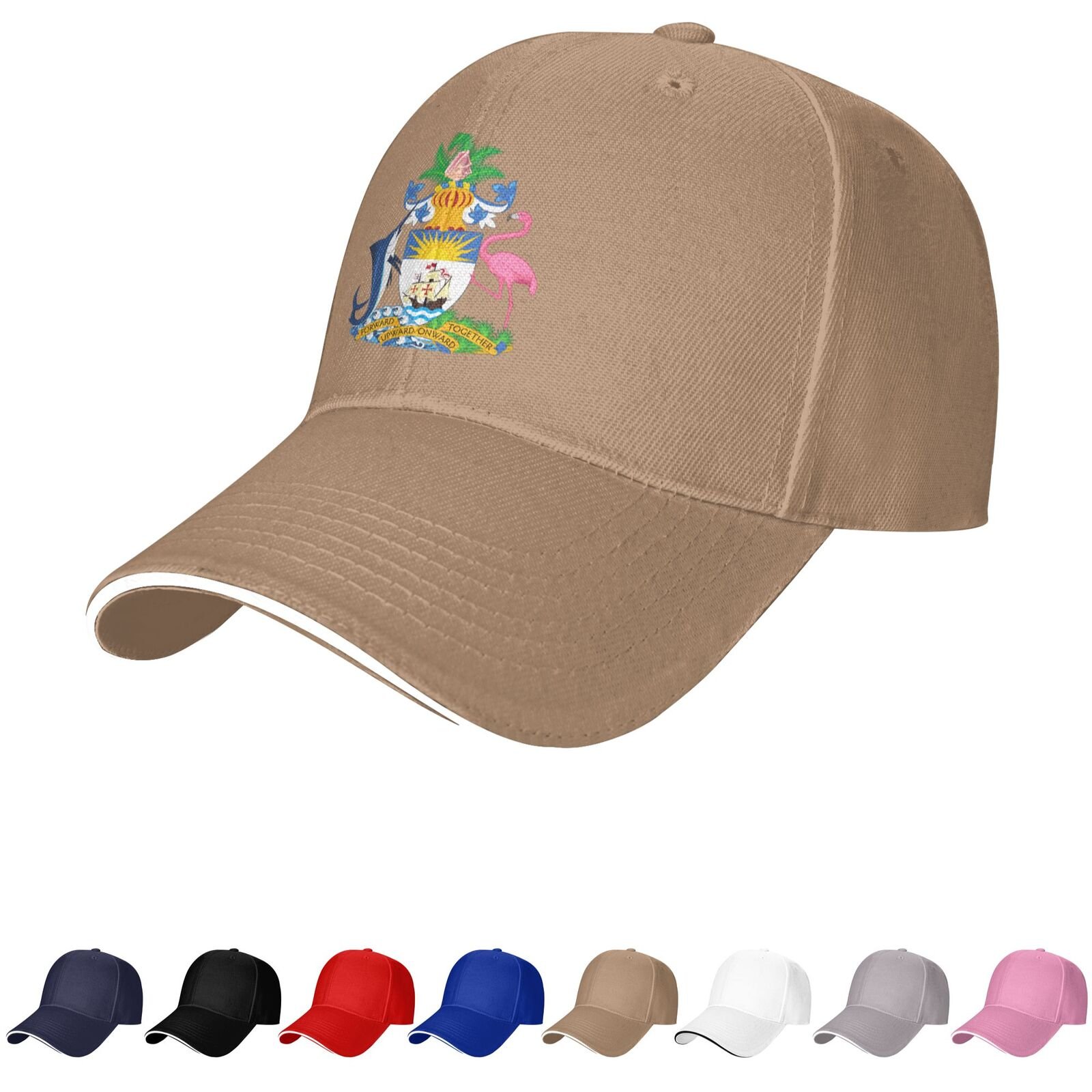 bahamas emblem hat bahamian caps for men women coat of arms of bahamas baseball cap trucker dad hat
