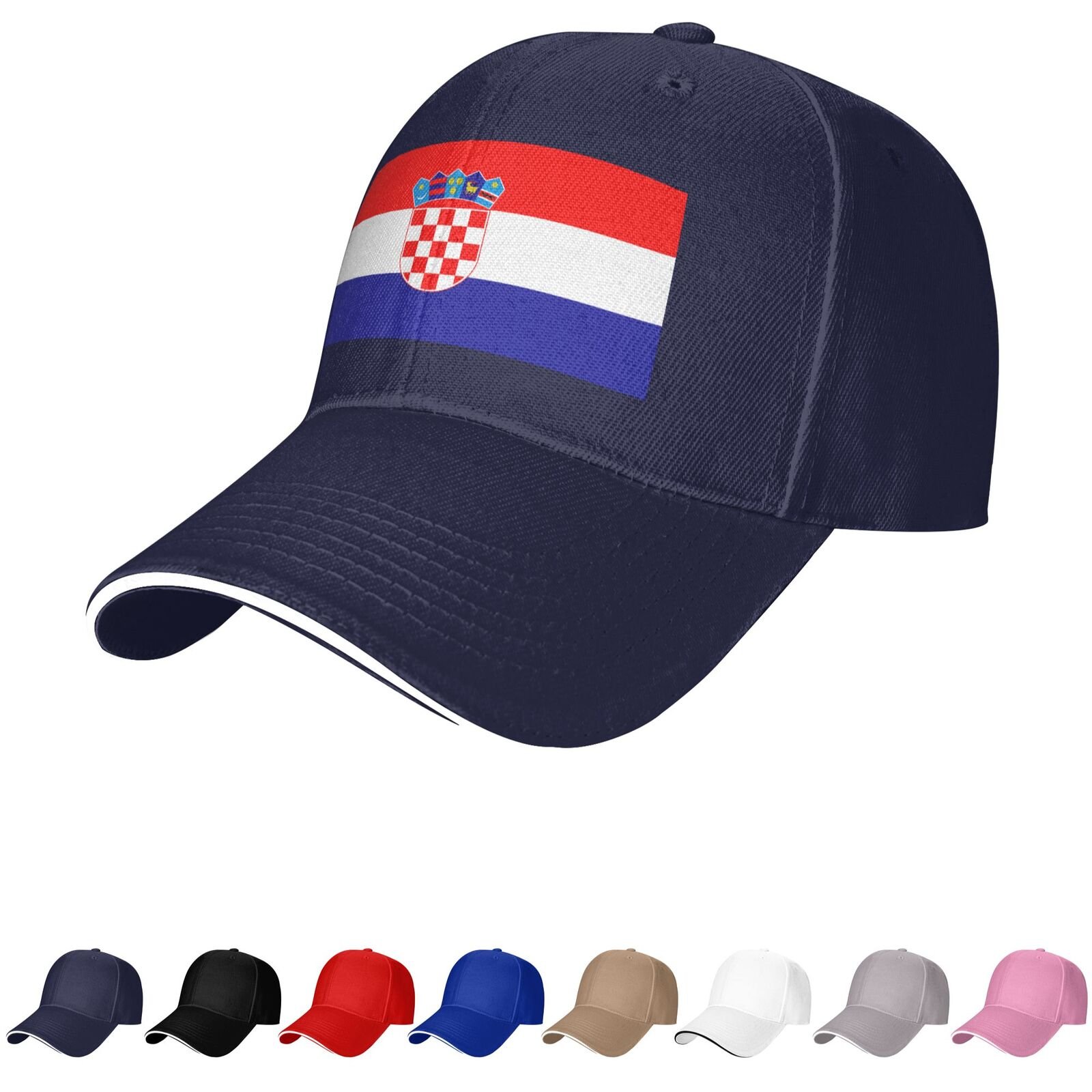 (croatia) flag hat croatian caps for men women flag of (croatia) baseball cap trucker dad hat