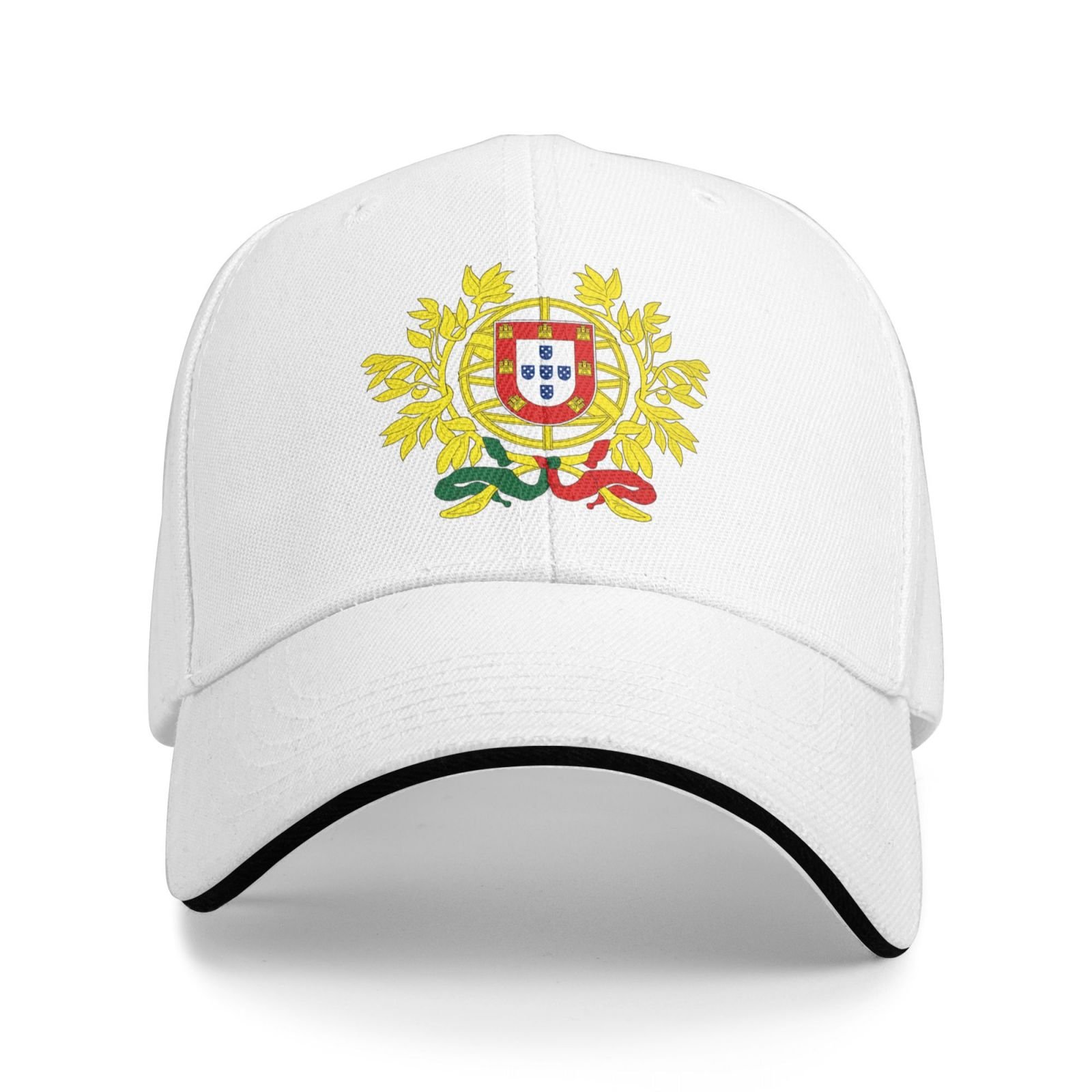 portugal national emblem hat support portugal coat of arms baseball cap portuguese hat for women men adjustable hat