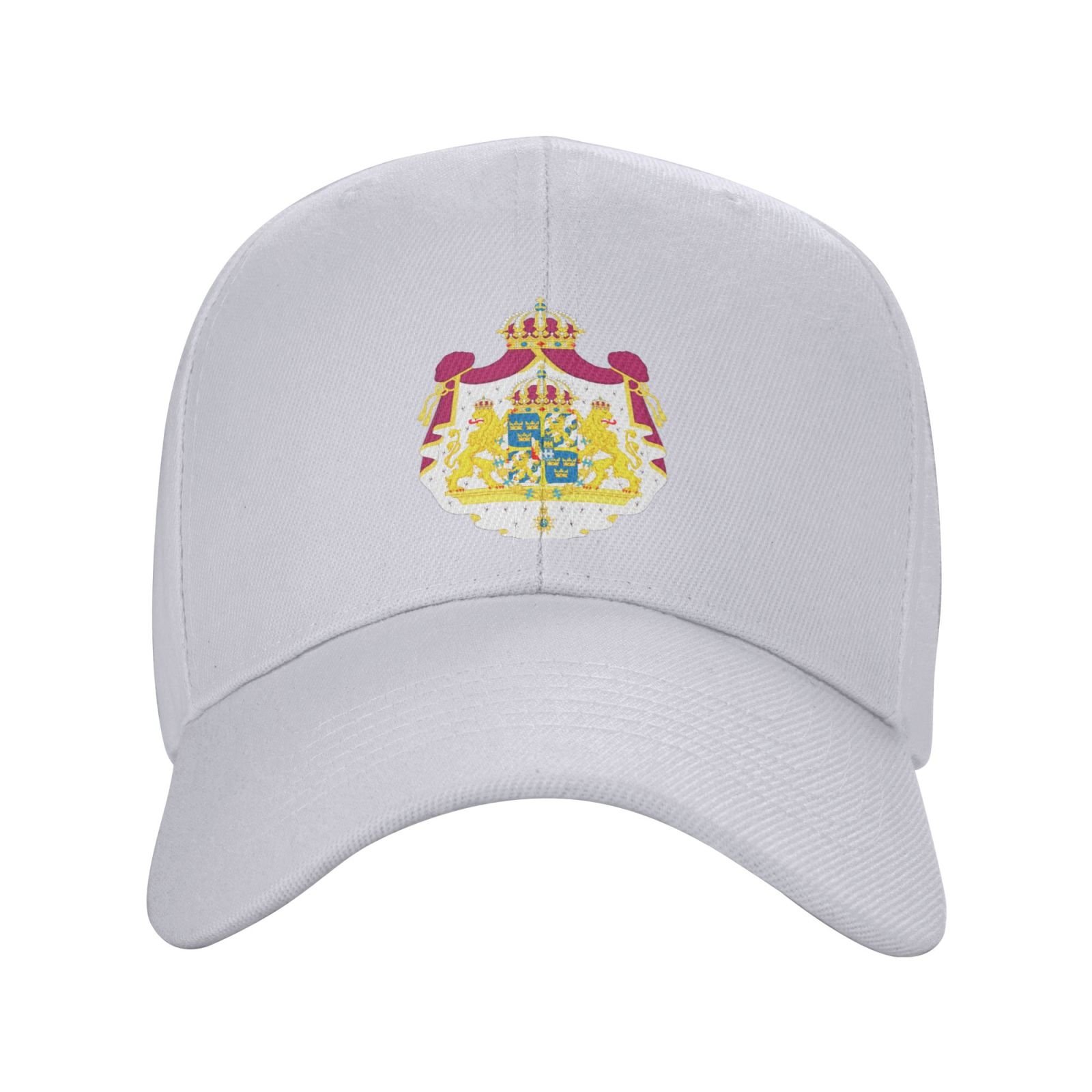 sweden hat for men women coat of arms of sweden baseball cap adjustable trucker dad hats