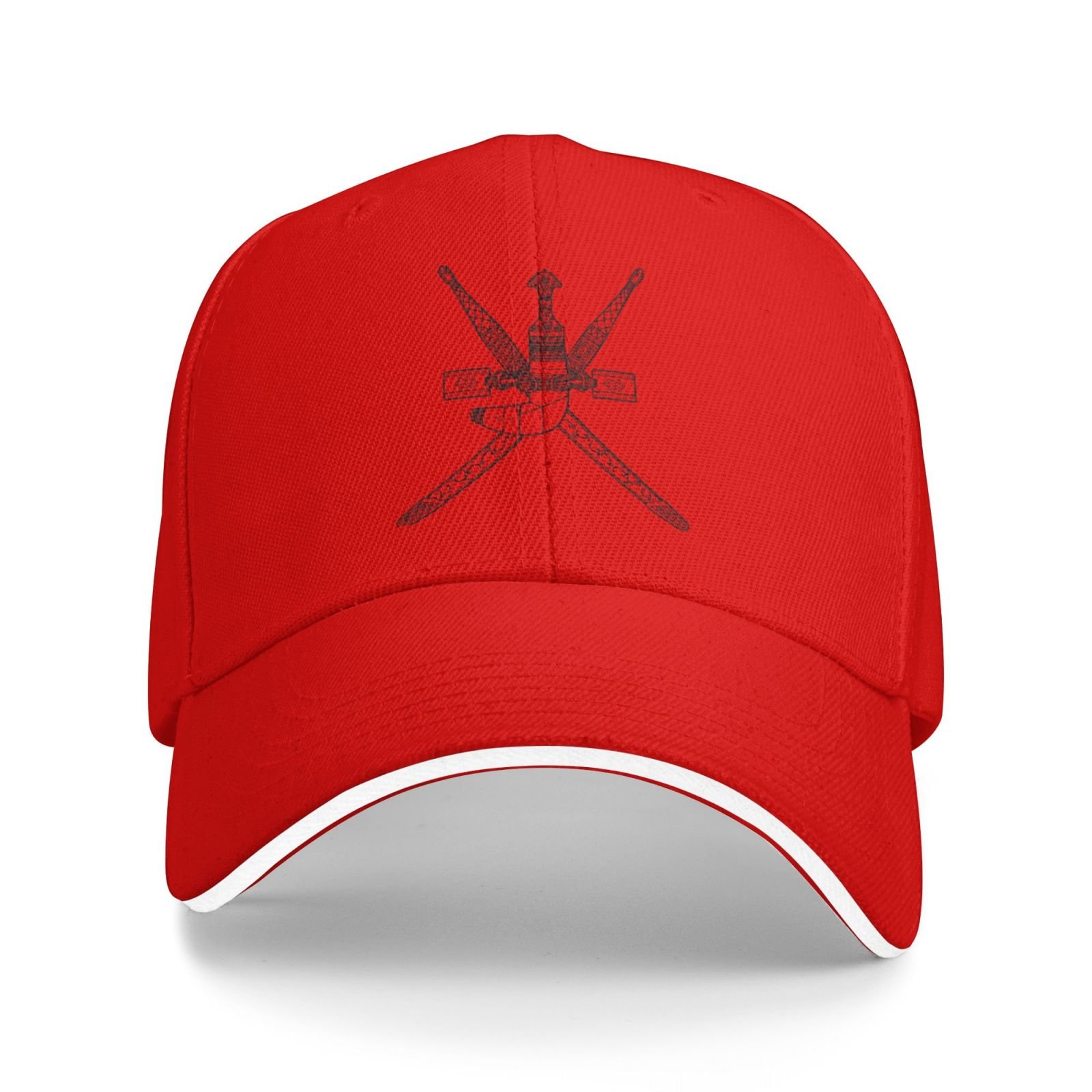 coat of arms for oman baseball cap support oman emblem omani trucker dad hat for men women