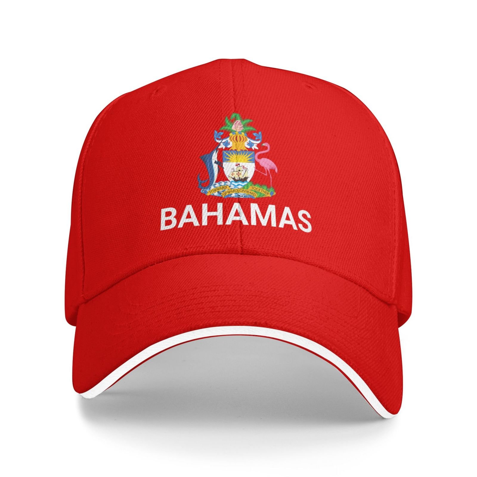 support bahamas hat bahamian caps for men women i stand with bahamas emblem coat of arms baseball cap