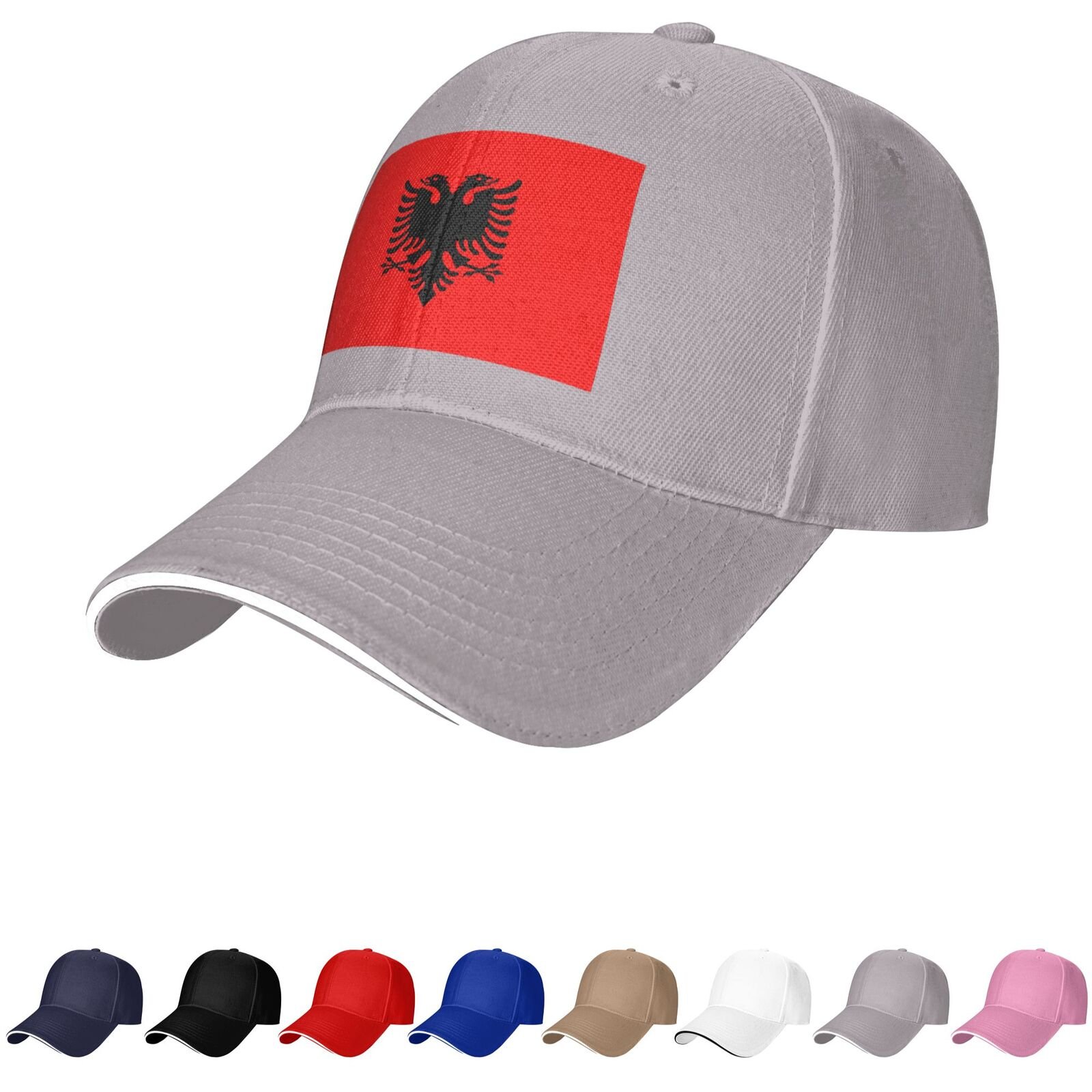 albania flag hat albanian caps for men women flag of albania baseball cap trucker dad hat