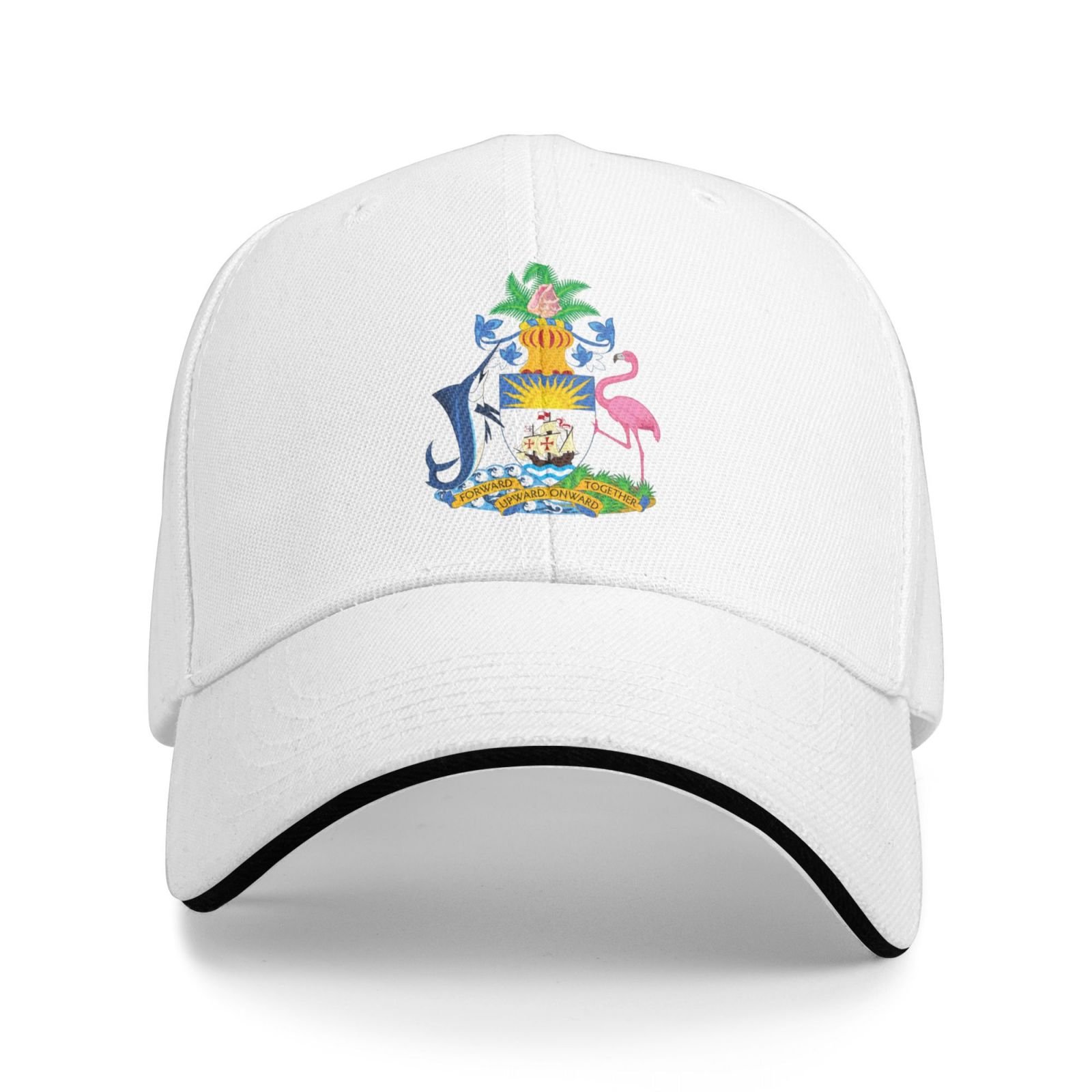 bahamas national emblem hat support bahamas coat of arms baseball cap bahamian hat for women men adjustable hat