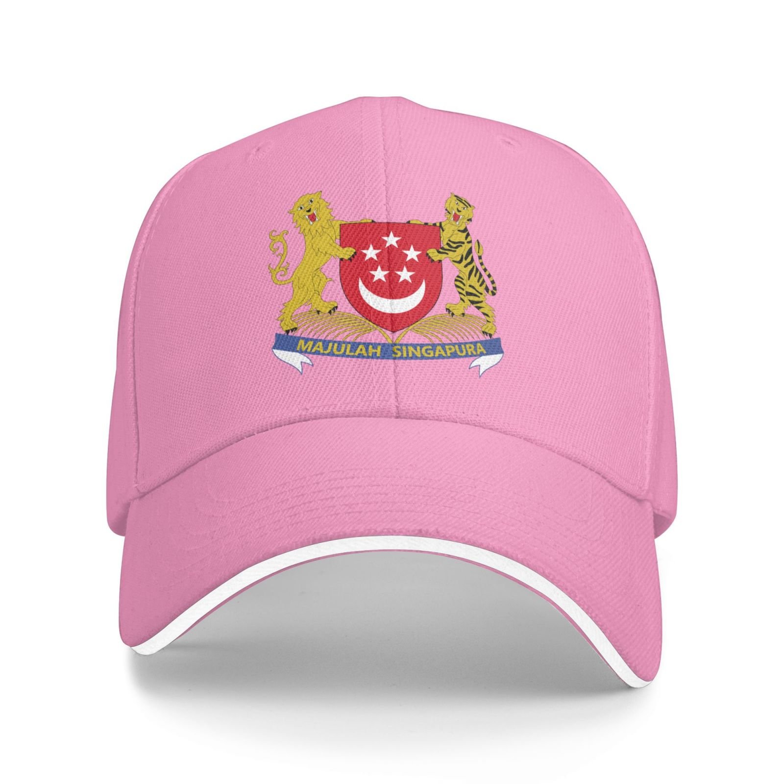 singapore national emblem hat support singapore coat of arms baseball cap singaporean hat for women men adjustable hat