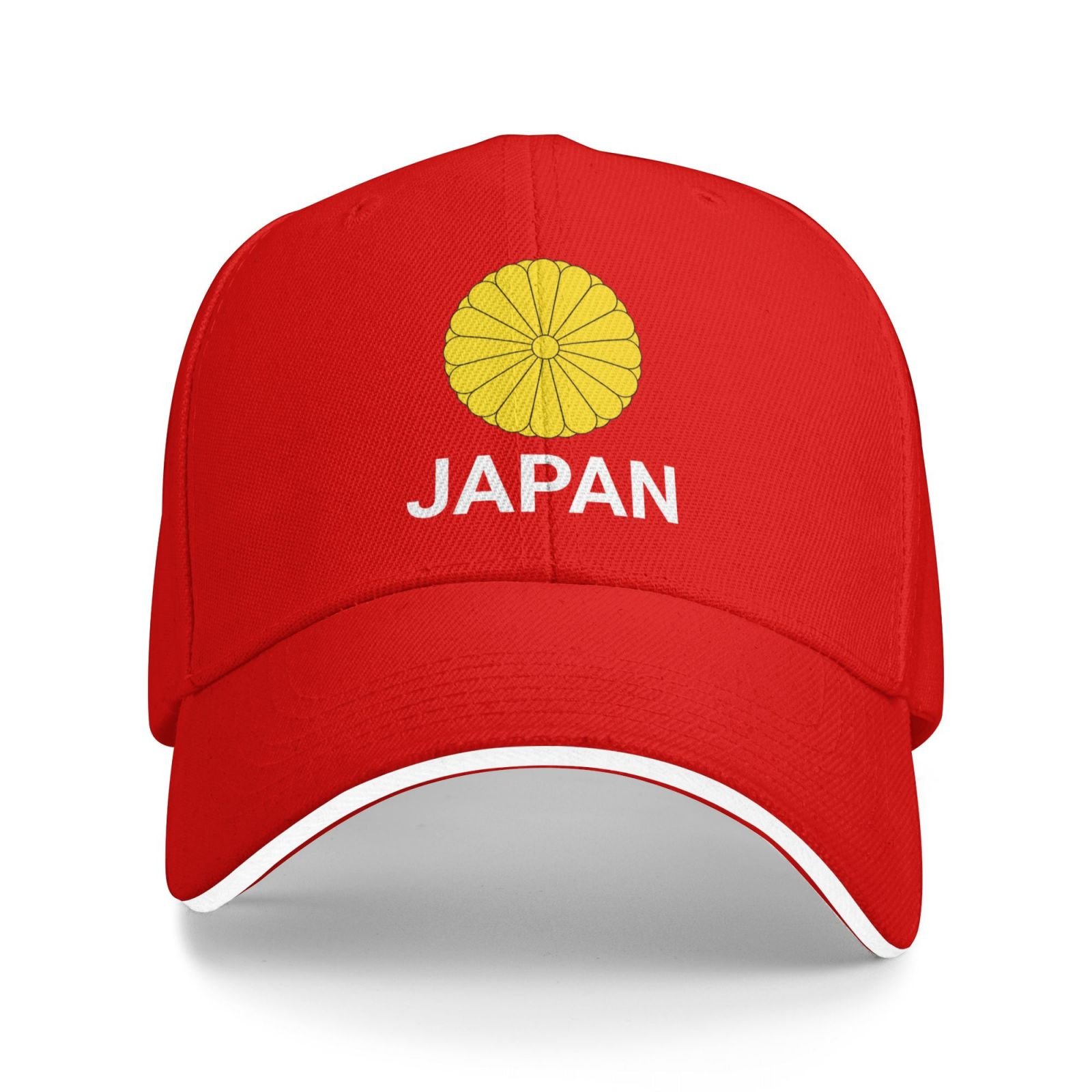 support japan hat japanese caps for men women i stand with japan emblem coat of arms baseball cap