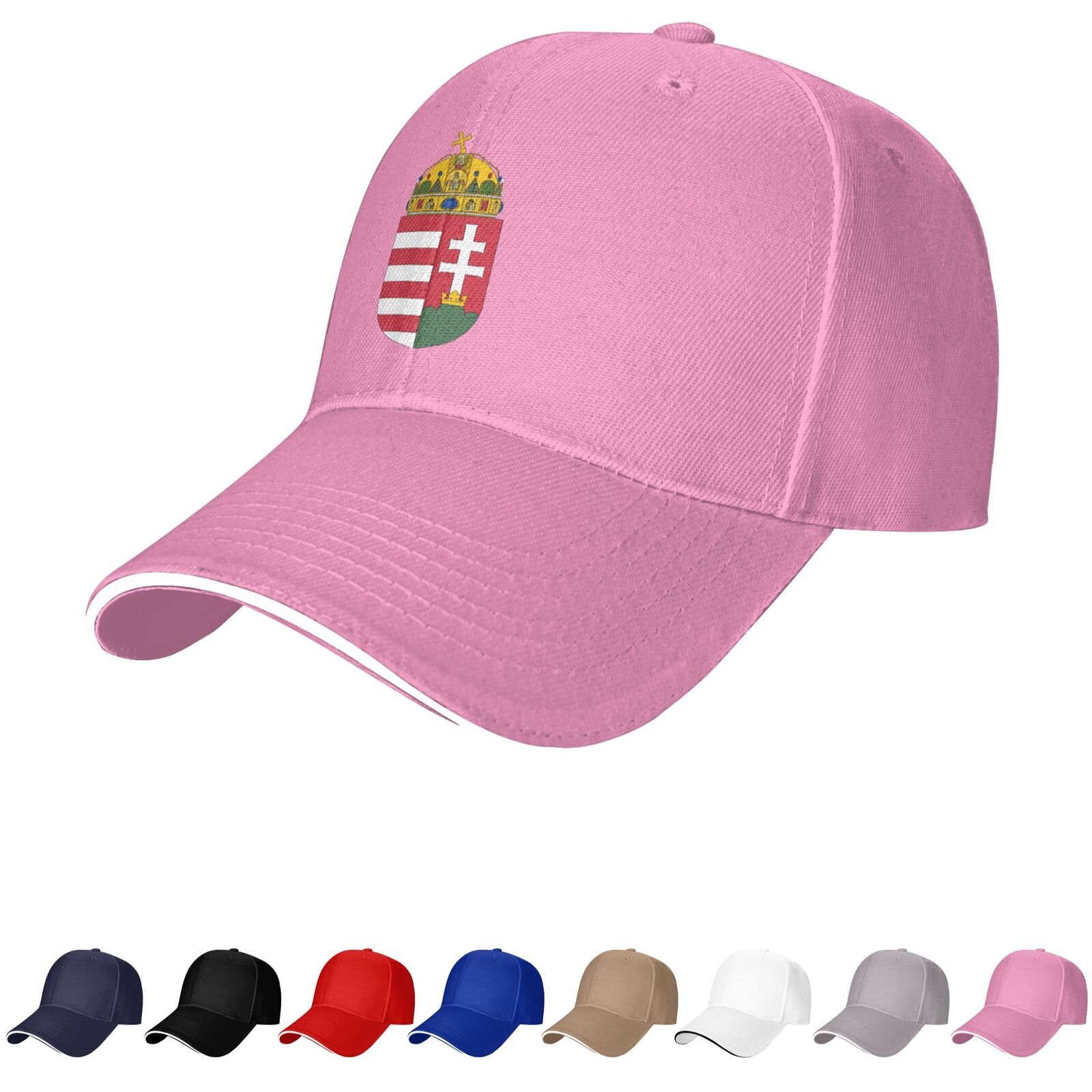 hungary emblem hat hungarian caps for men women coat of arms of hungary baseball cap trucker dad hat