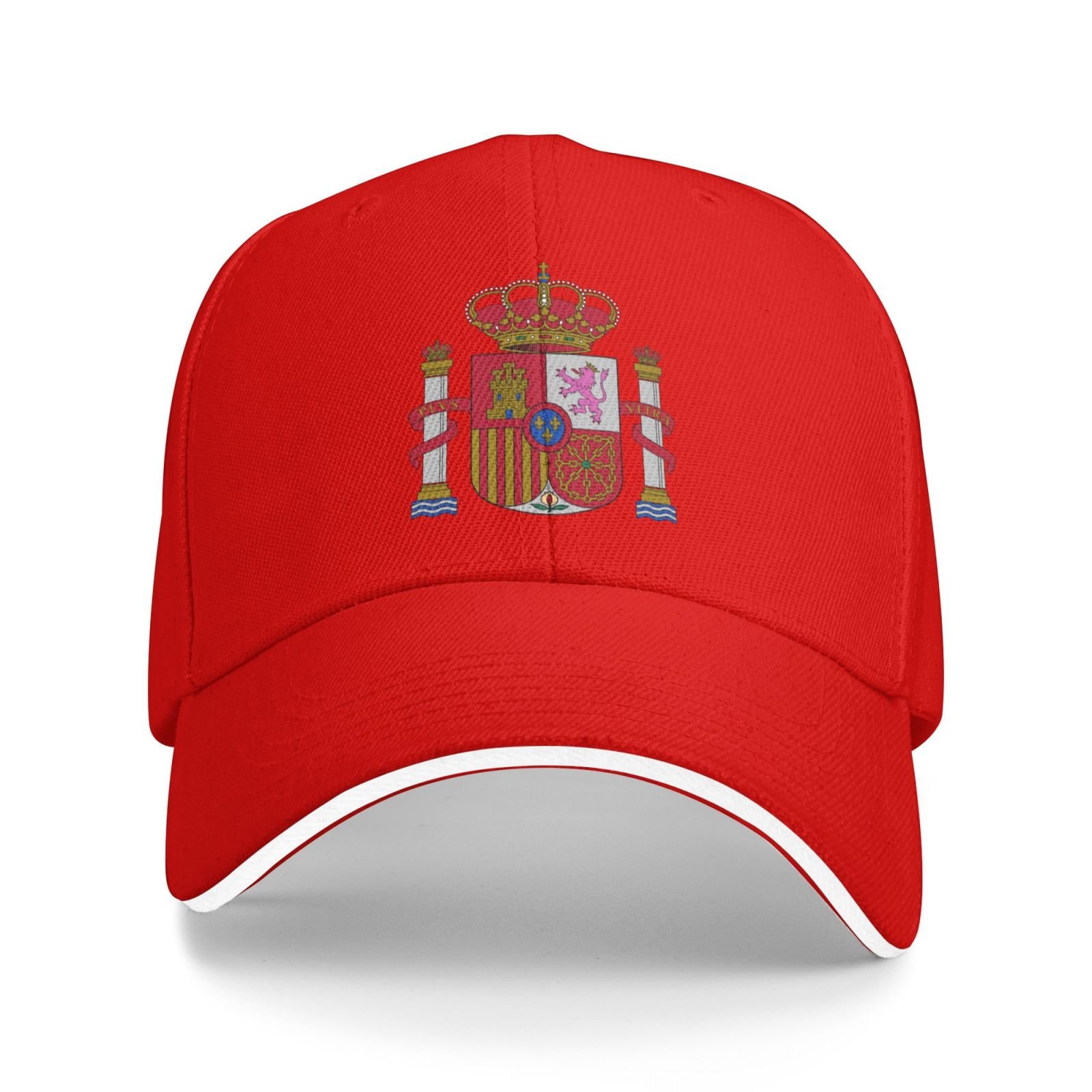 spain national emblem hat support spain coat of arms baseball cap spanish hat for women men adjustable hat