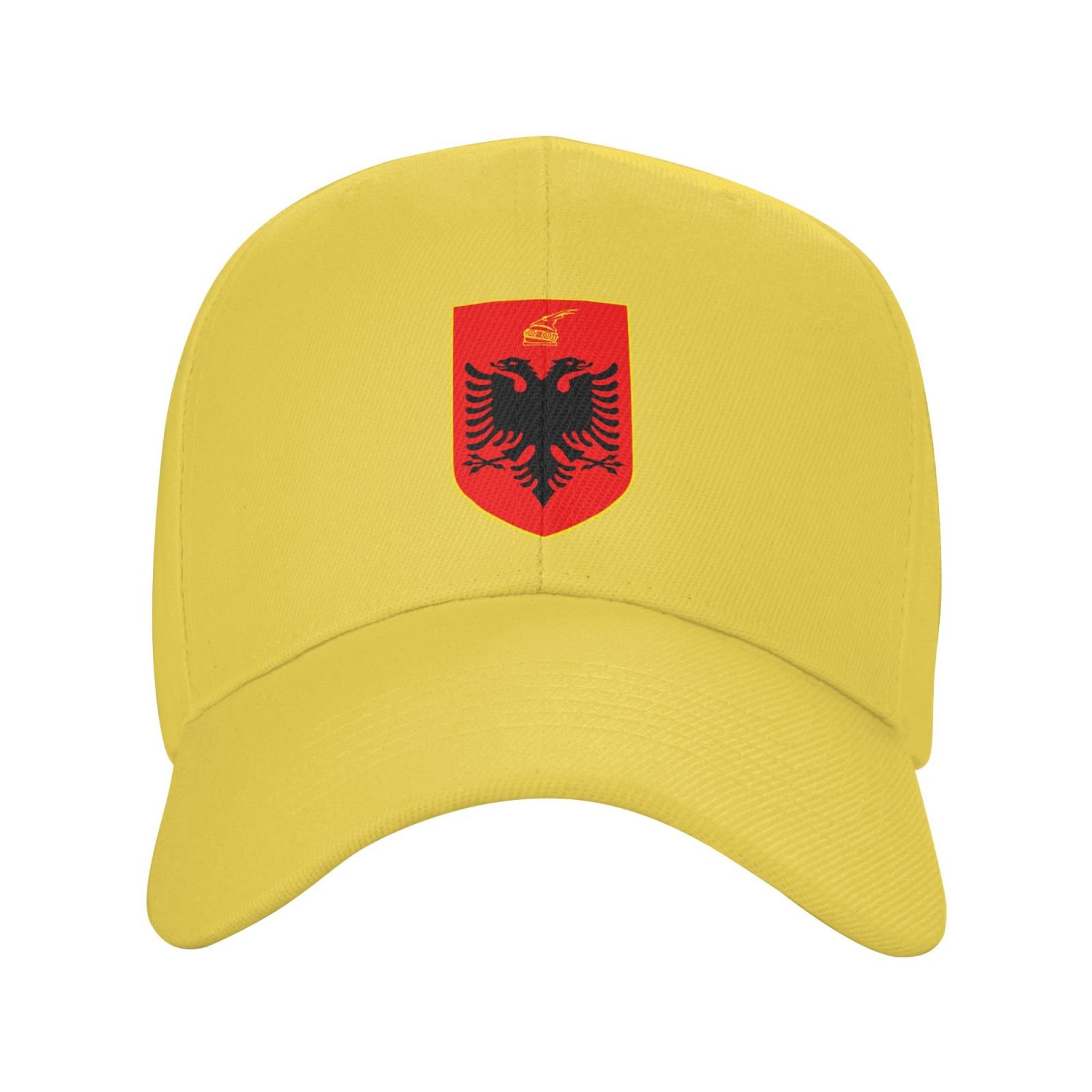 albania hat for men women coat of arms of albania baseball cap adjustable trucker dad hats
