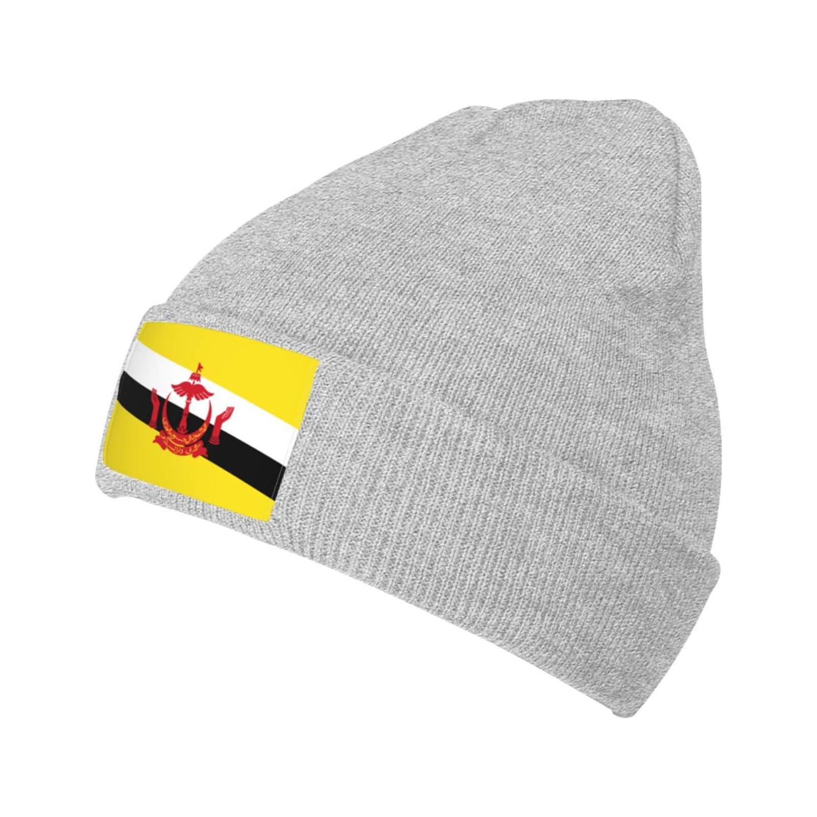 flag of brunei knit beanie hat brunei flags knitted cap for bruneian winter outdoor men women