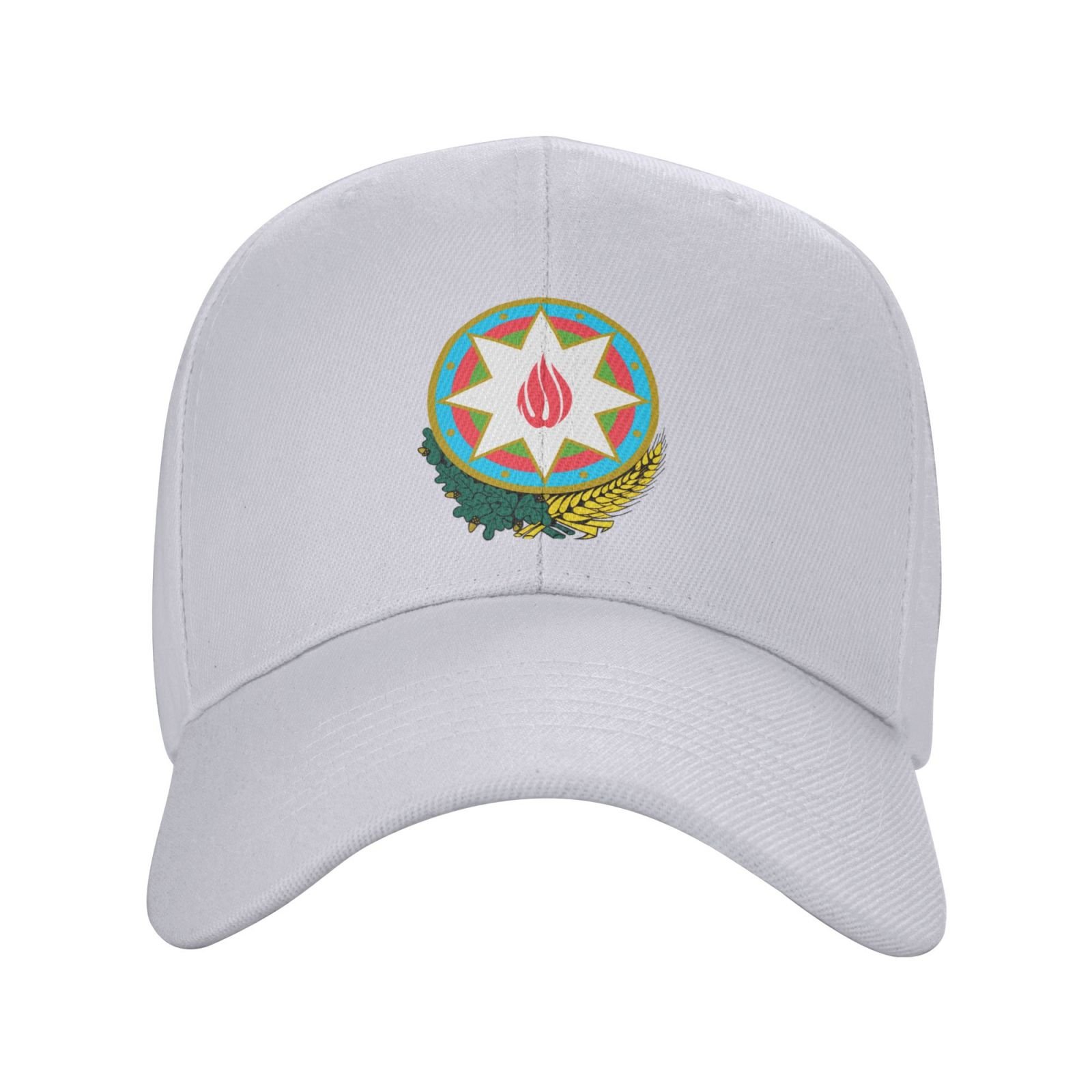 azerbaijan hat for men women coat of arms of azerbaijan baseball cap adjustable trucker dad hats