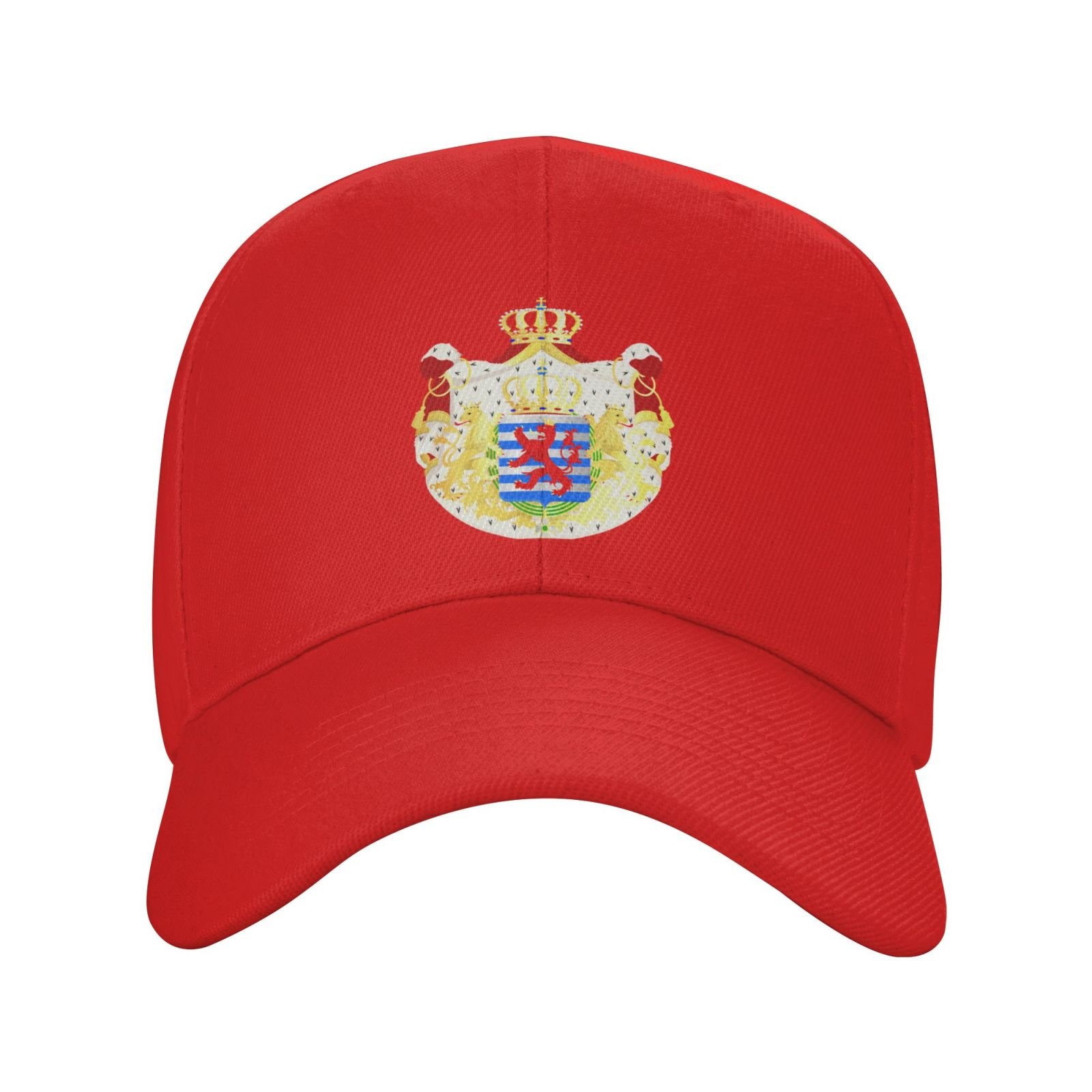 luxembourg hat for men women coat of arms of luxembourg baseball cap adjustable trucker dad hats