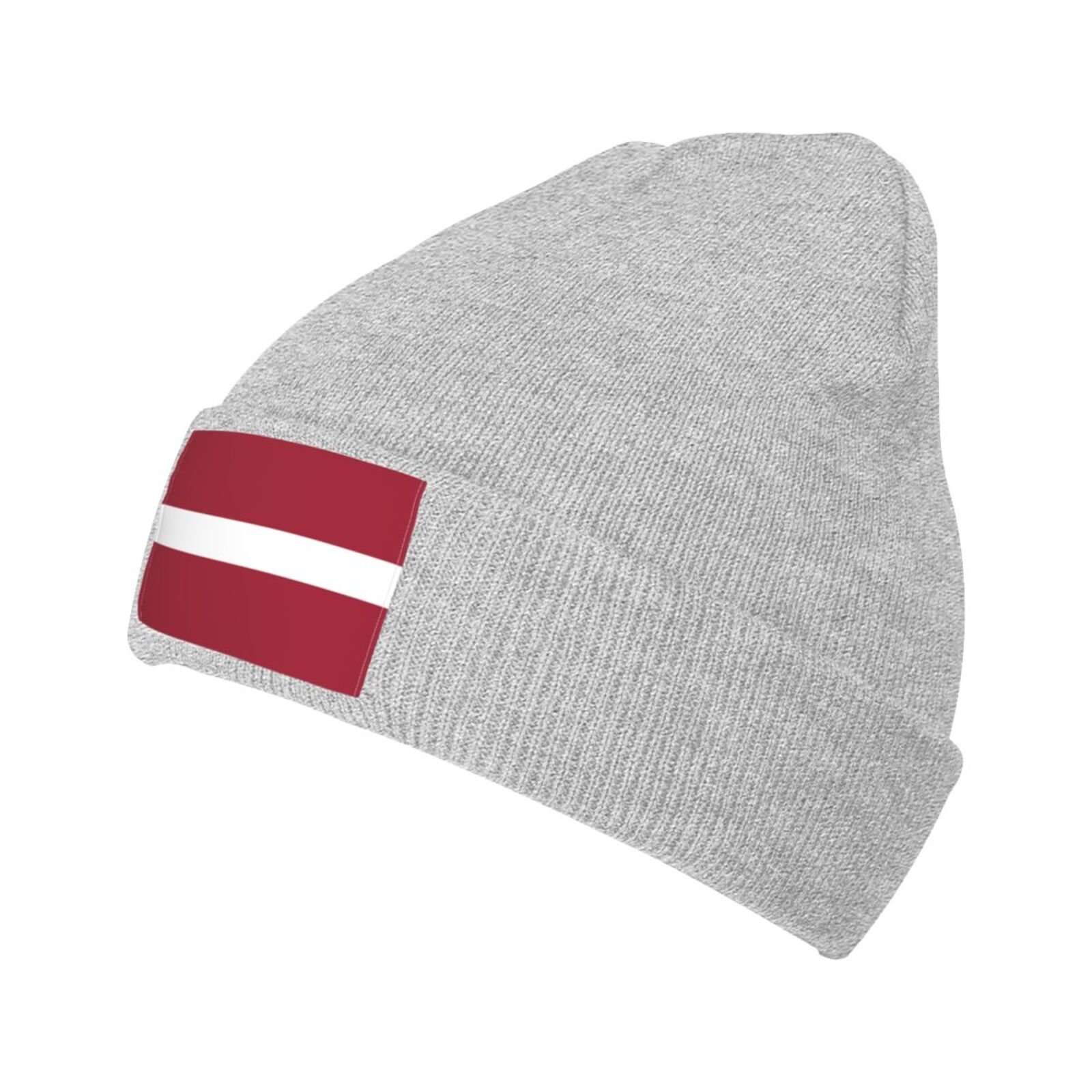 flag of latvia knit beanie hat latvia flags knitted cap for latvian winter outdoor men women