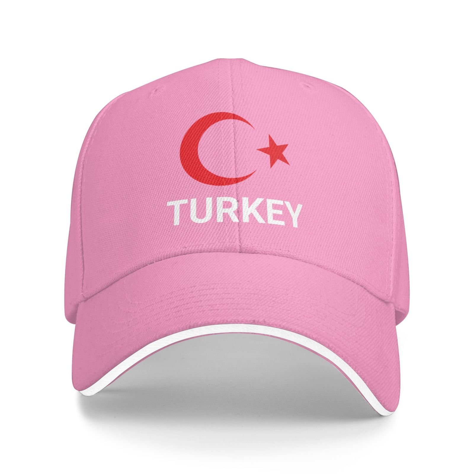support turkey hat turks caps for men women i stand with turkey emblem coat of arms baseball cap
