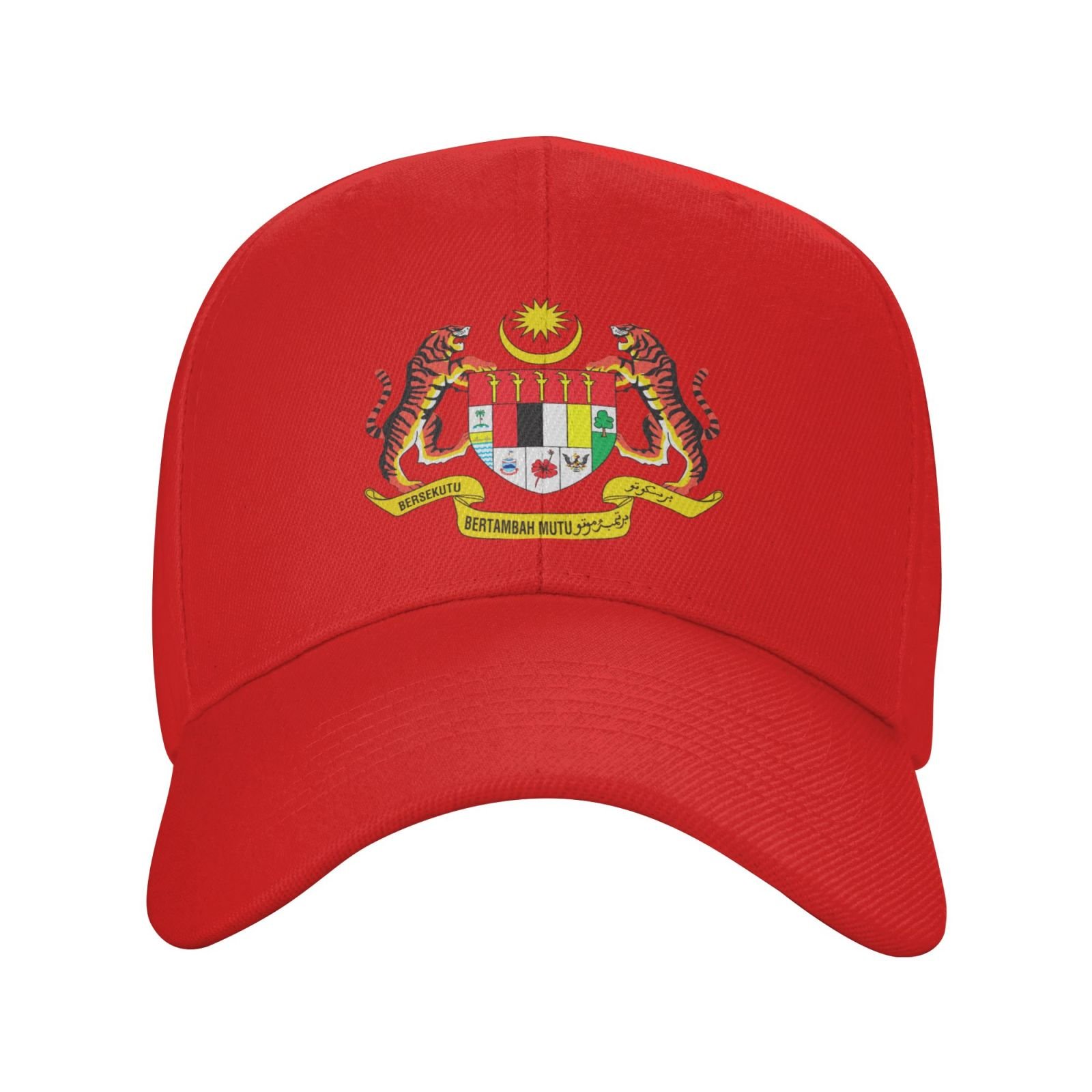 malaysia hat for men women coat of arms of malaysia baseball cap adjustable trucker dad hats