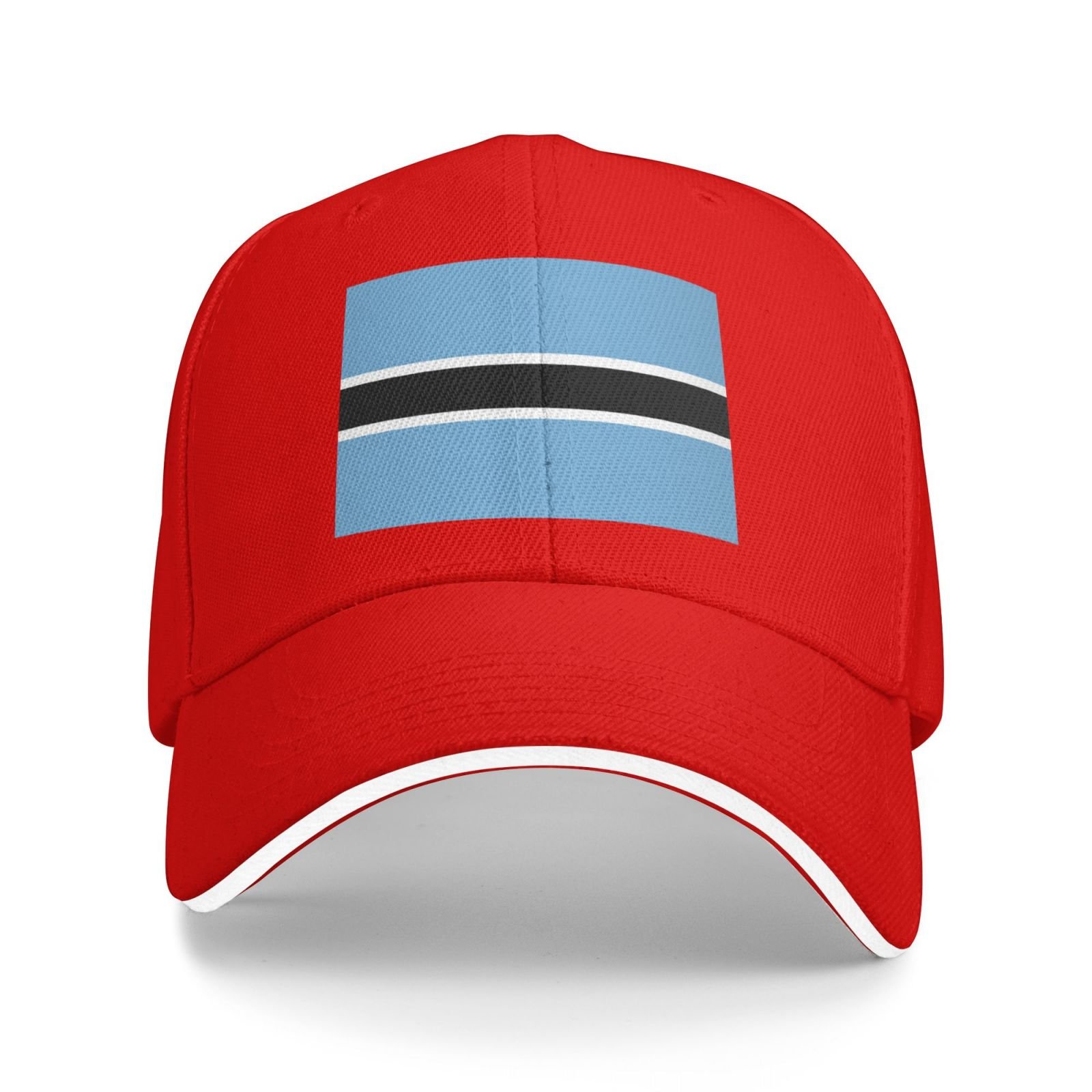 flag of botswana baseball cap stand with botswana hat support botswanan trucker dad hat for men women