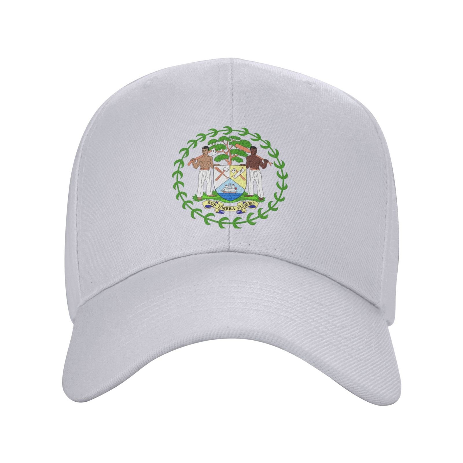 belize hat for men women coat of arms of belize baseball cap adjustable trucker dad hats