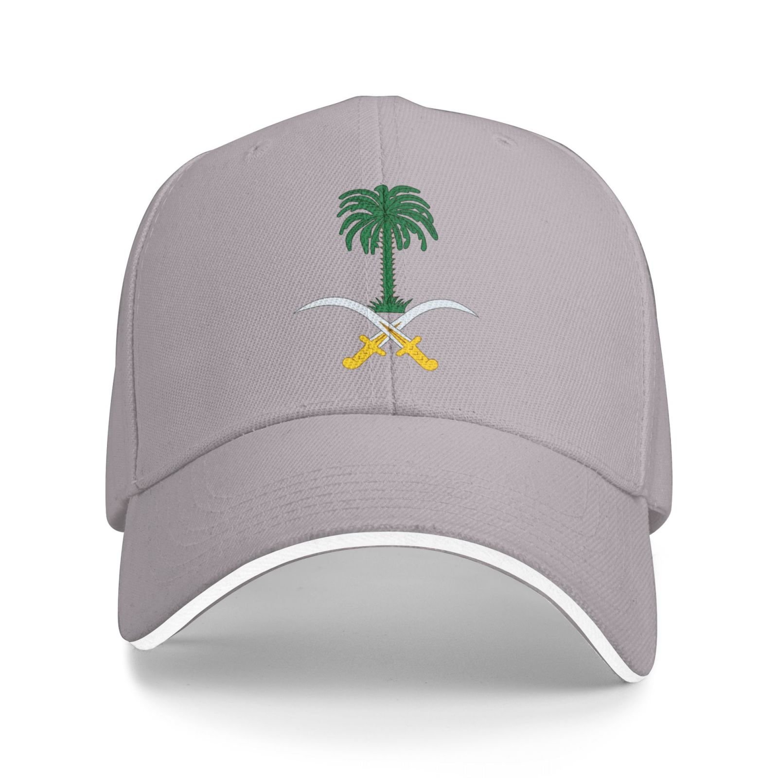 coat of arms for saudi baseball cap support saudi emblem trucker dad hat for men women