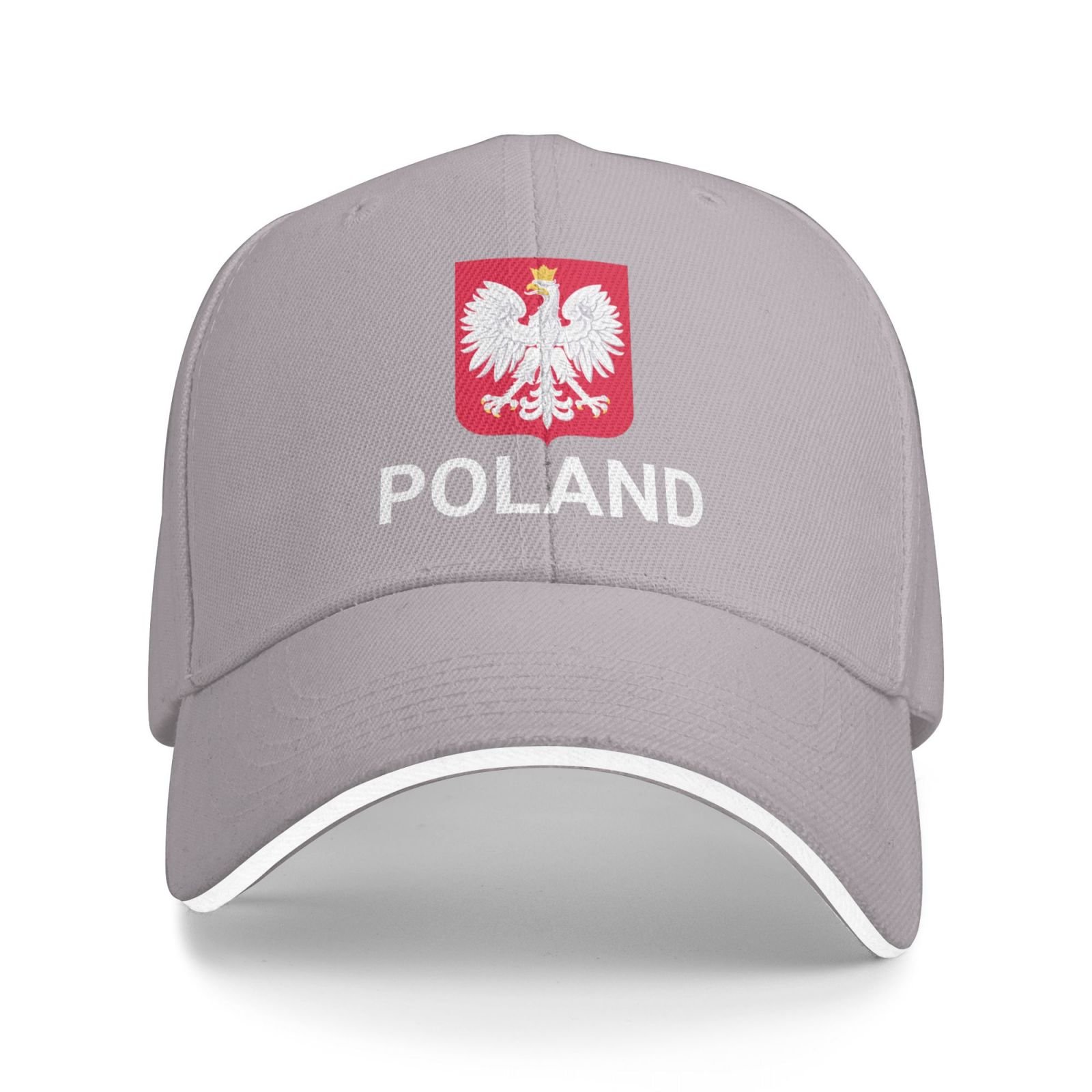 support poland hat polish caps for men women i stand with poland emblem coat of arms baseball cap