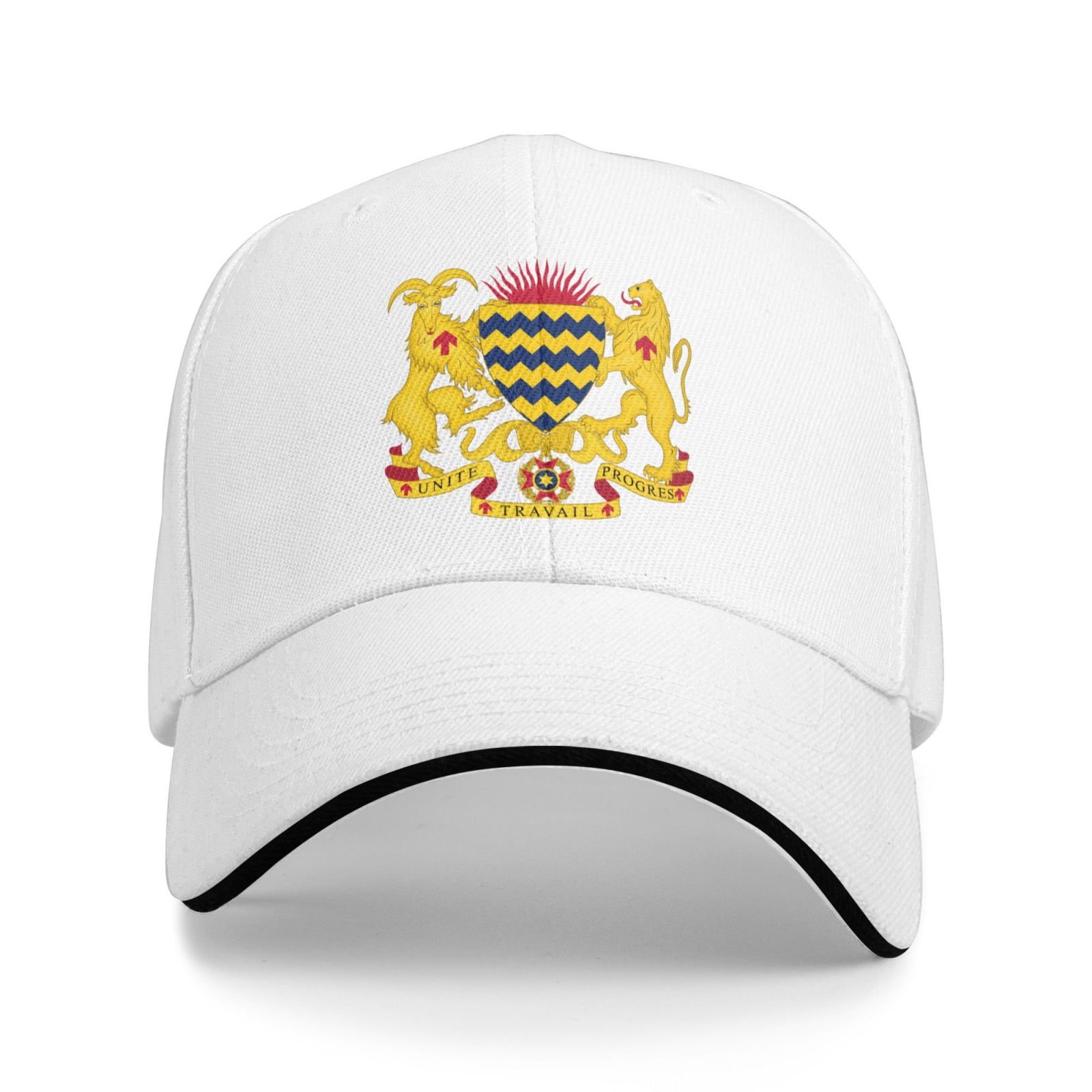 coat of arms for chad baseball cap support chad emblem chadian trucker dad hat for men women