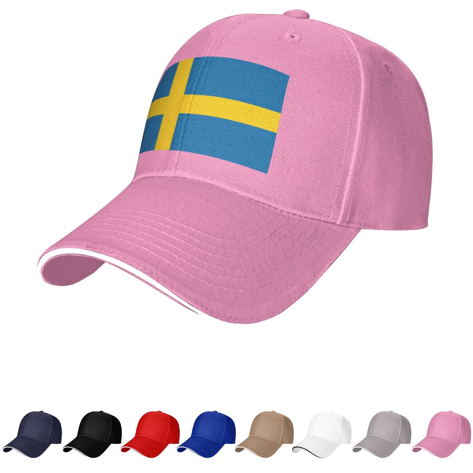 sweden flag hat swedes caps for men women flag of sweden baseball cap trucker dad hat