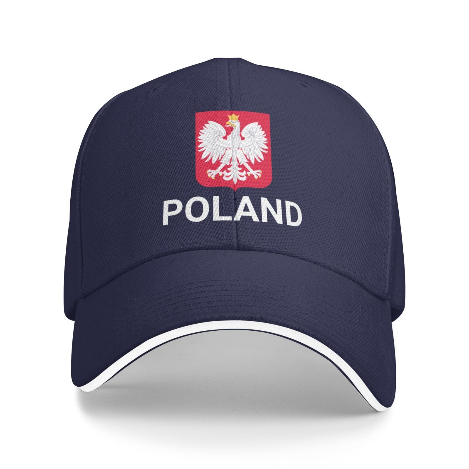 support poland hat polish caps for men women i stand with poland emblem coat of arms baseball cap