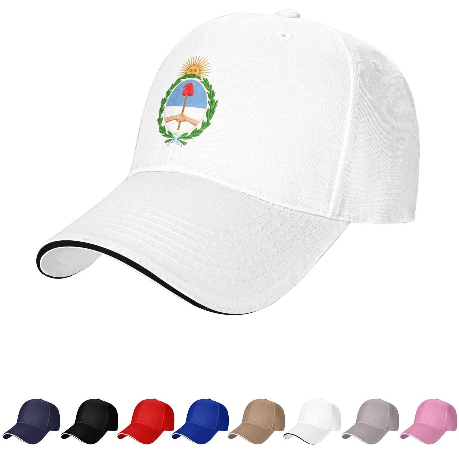 argentina emblem hat argentinean caps for men women coat of arms of argentina baseball cap trucker dad hat