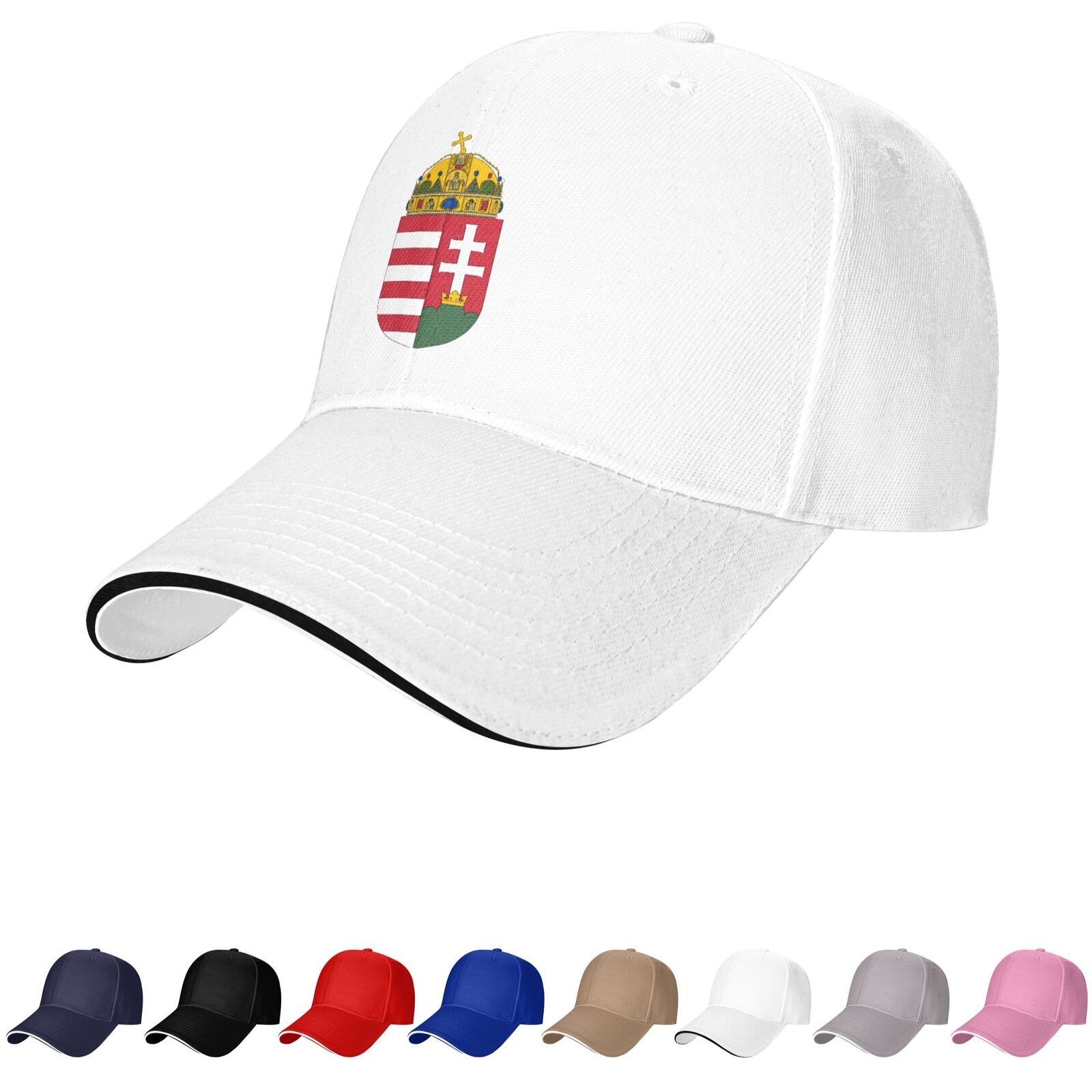 hungary emblem hat hungarian caps for men women coat of arms of hungary baseball cap trucker dad hat