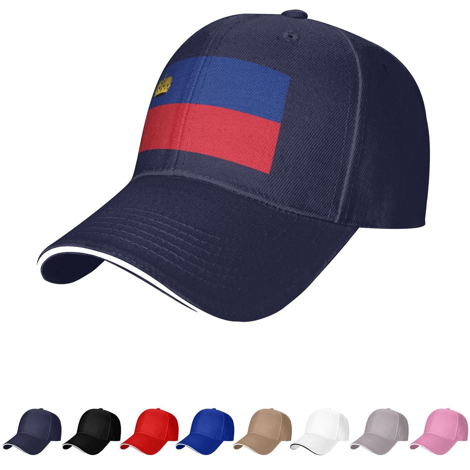 liechtenstein flag hat liechtenstein caps for men women flag of liechtenstein baseball cap trucker dad hat