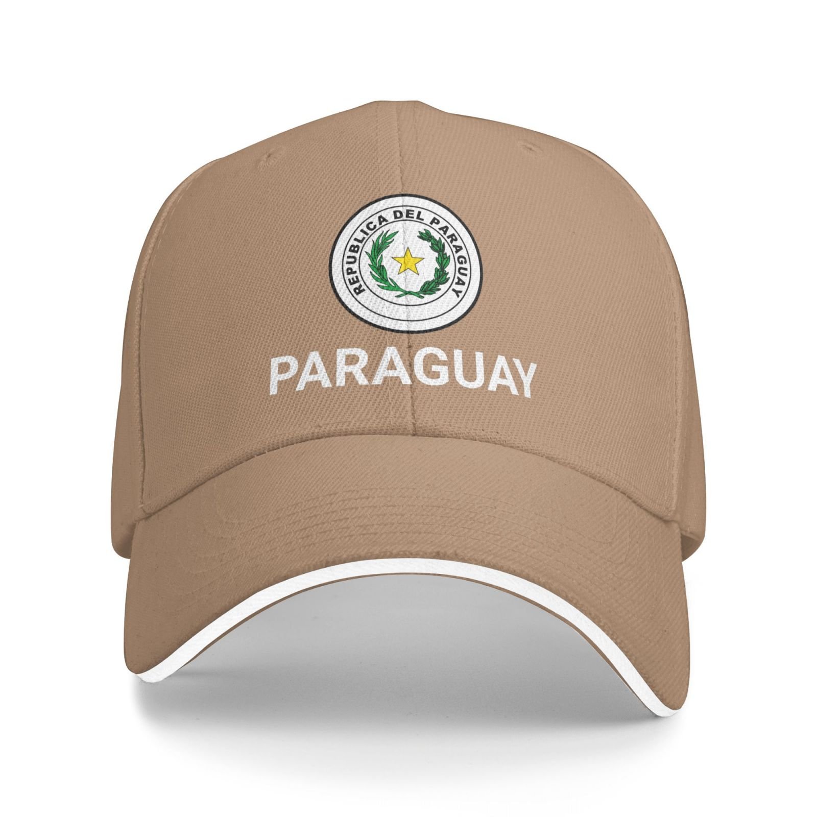 support paraguay hat paraguayan caps for men women i stand with paraguay emblem coat of arms baseball cap