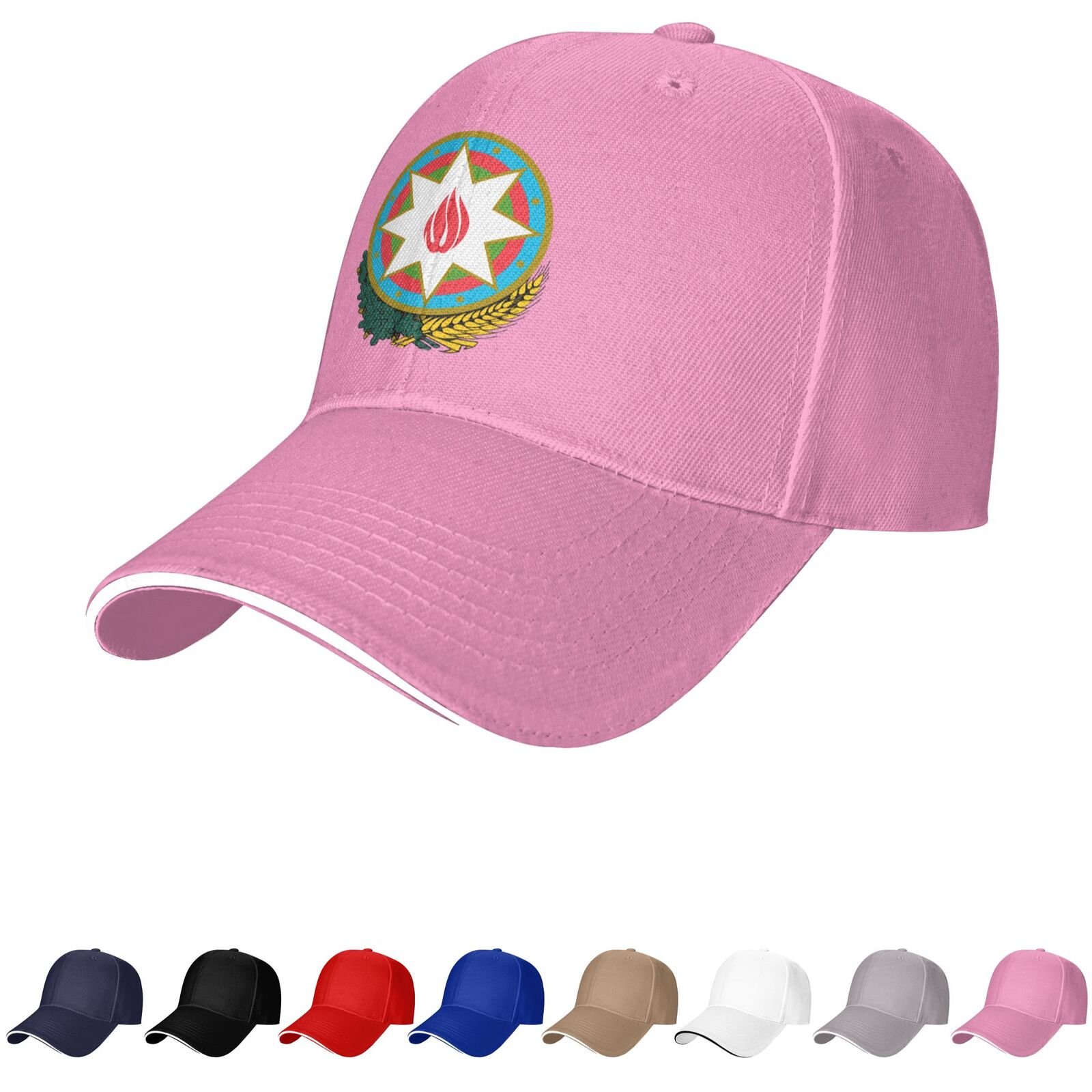 azerbaijan emblem hat azerbaijani caps for men women coat of arms of azerbaijan baseball cap trucker dad hat