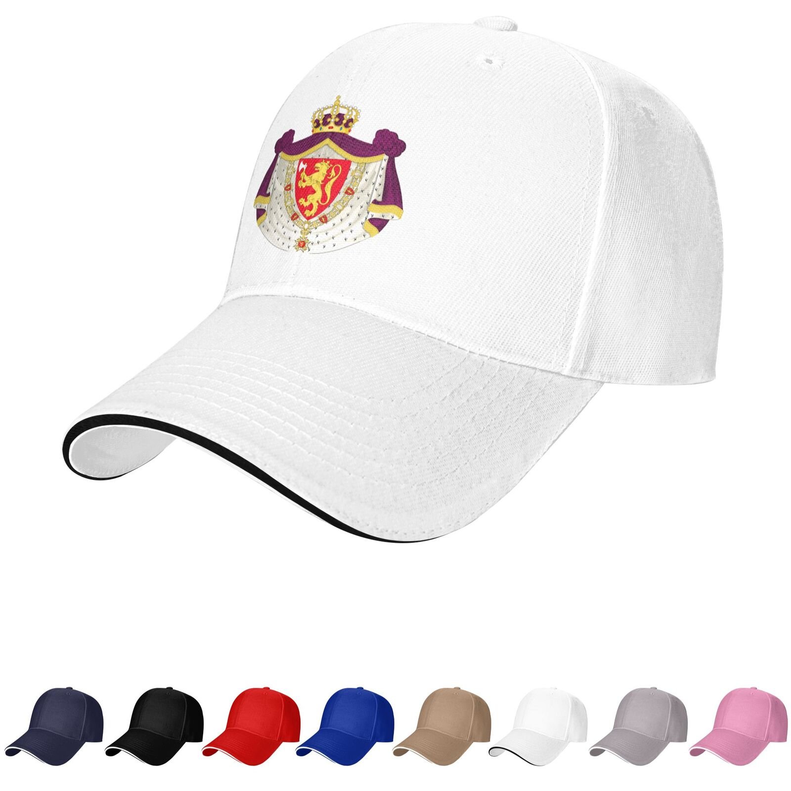 norway emblem hat norwegian caps for men women coat of arms of norway baseball cap trucker dad hat