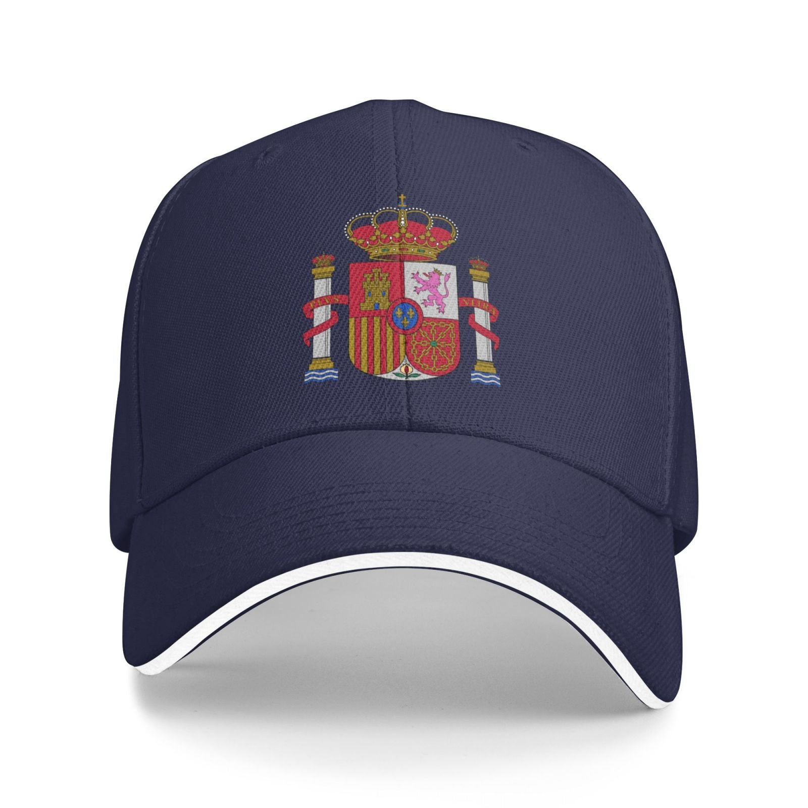 spain national emblem hat support spain coat of arms baseball cap spanish hat for women men adjustable hat