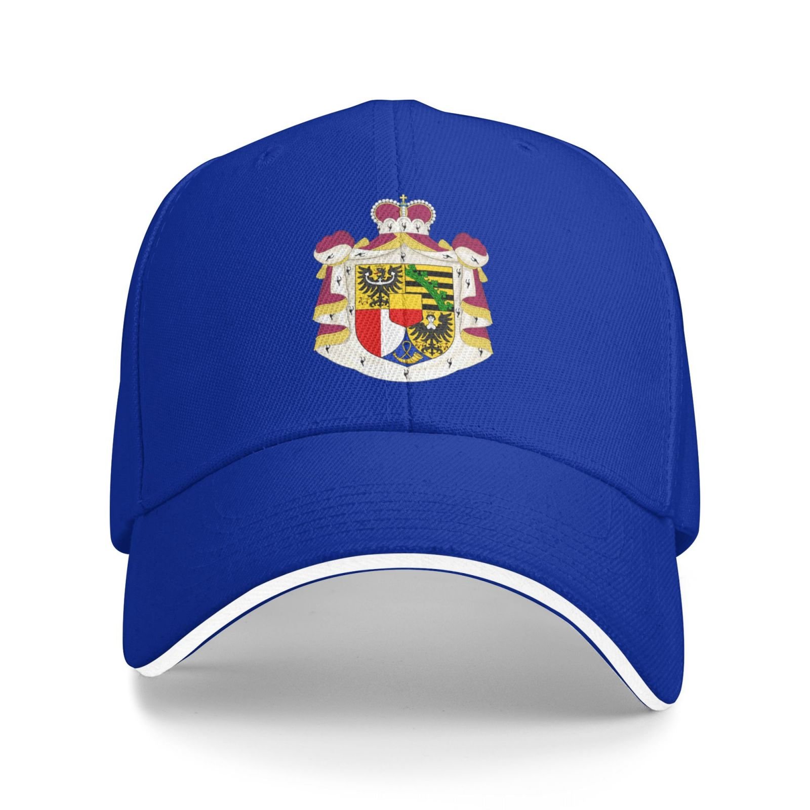 liechtenstein national emblem hat support liechtenstein coat of arms baseball cap liechtenstein hat for women men adjustable hat