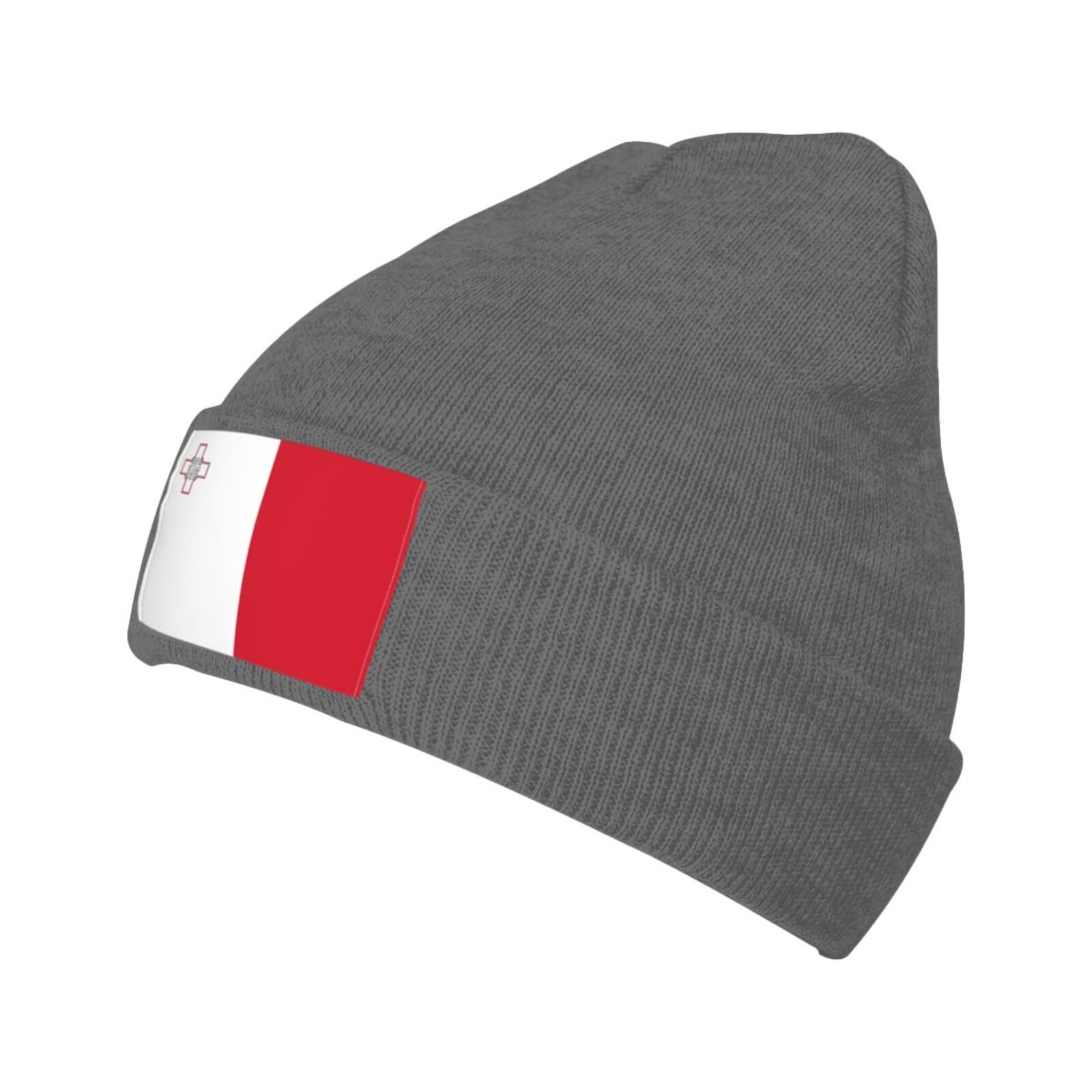 flag of malta knit beanie hat malta flags knitted cap for maltese winter outdoor men women