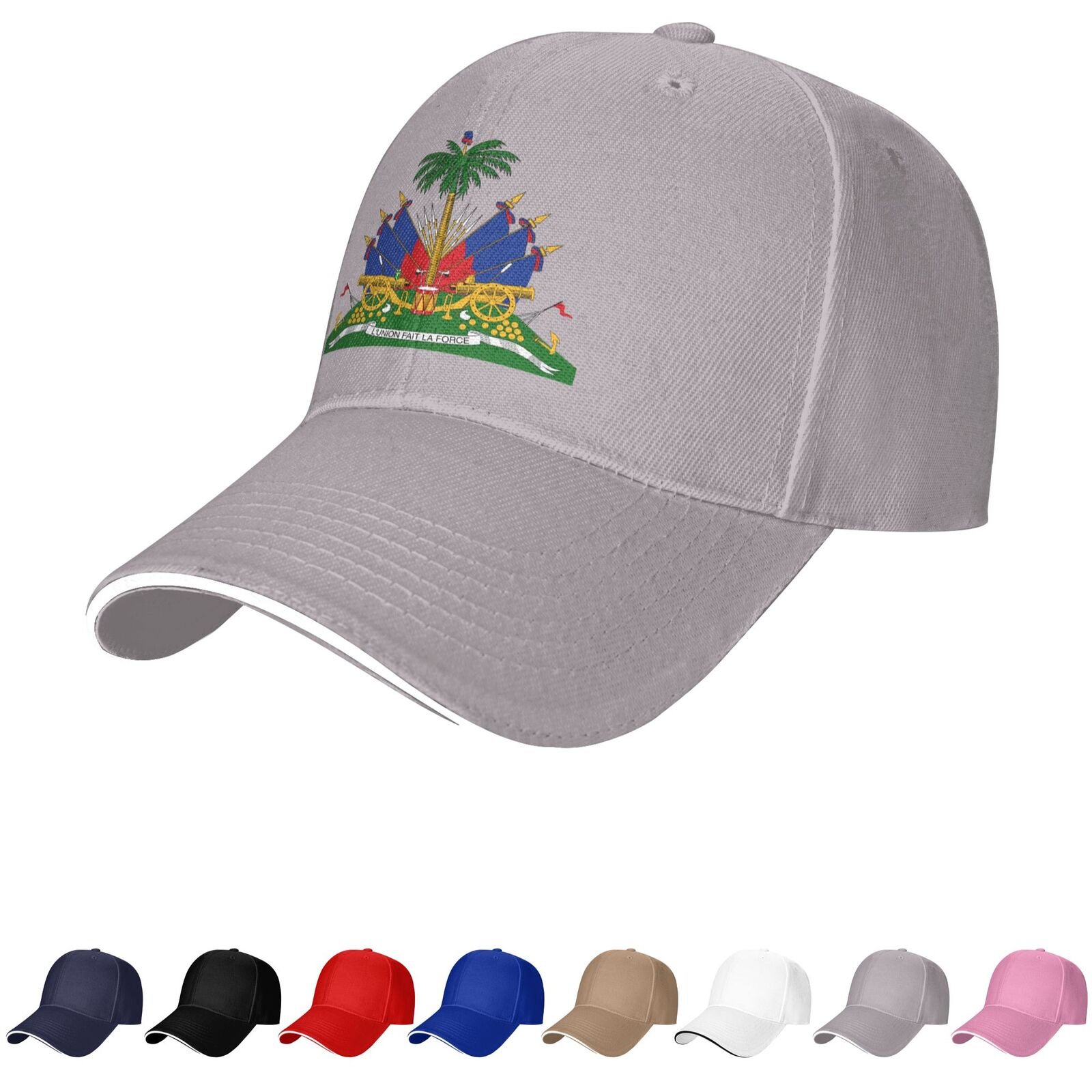 haiti emblem hat haitian caps for men women coat of arms of haiti baseball cap trucker dad hat