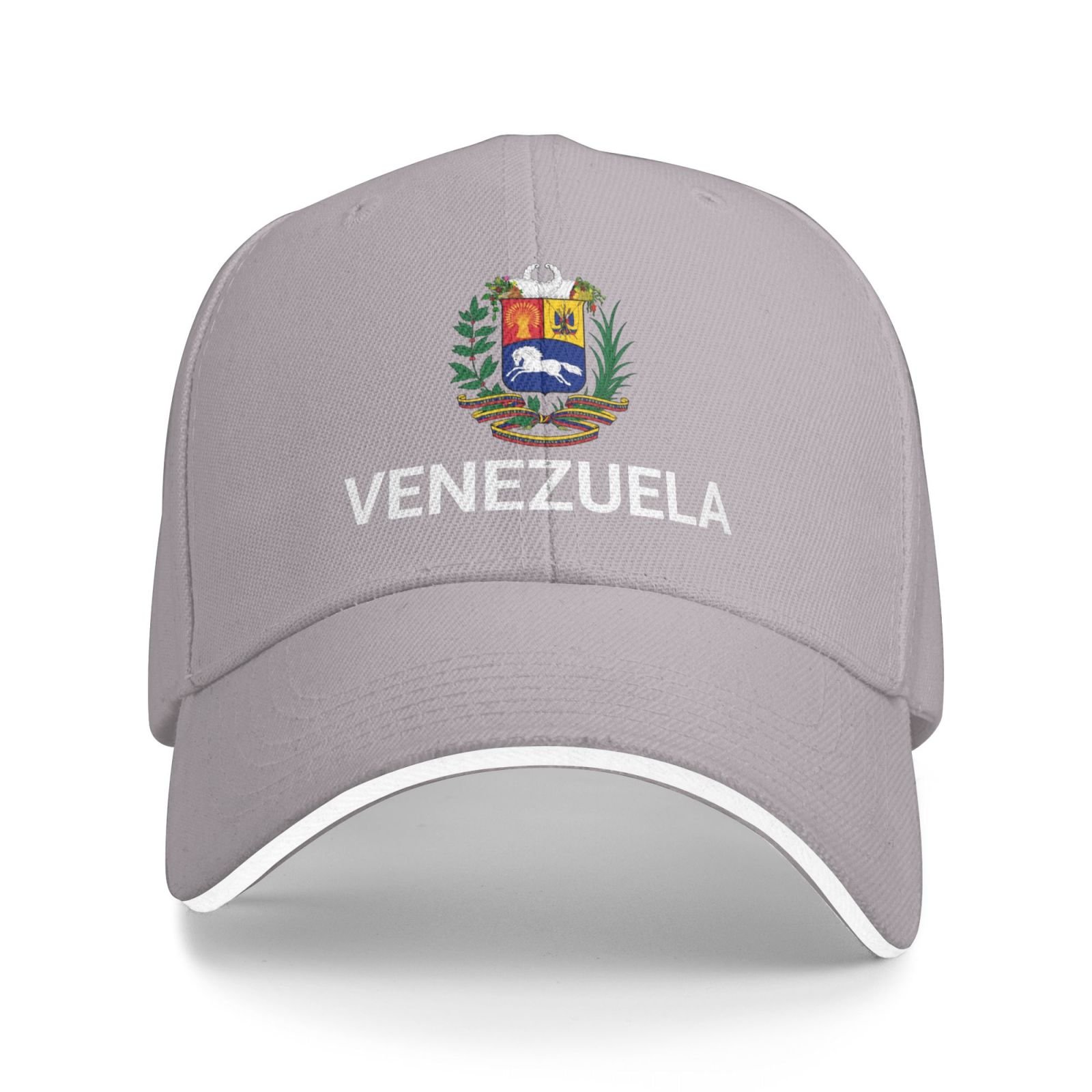 support venezuela hat venezuelan caps for men women i stand with venezuela emblem coat of arms baseball cap