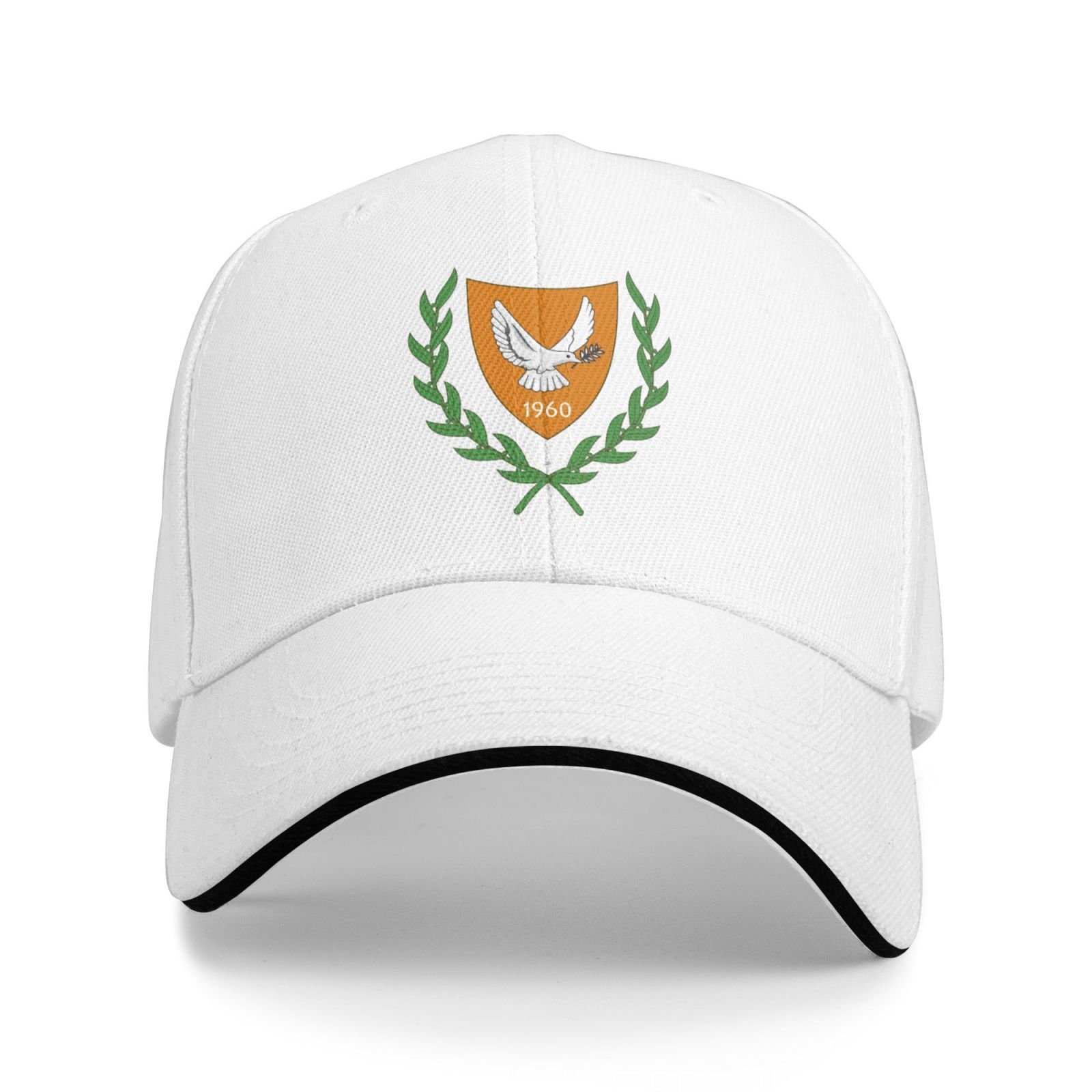 cyprus national emblem hat support cyprus coat of arms baseball cap cypriot hat for women men adjustable hat