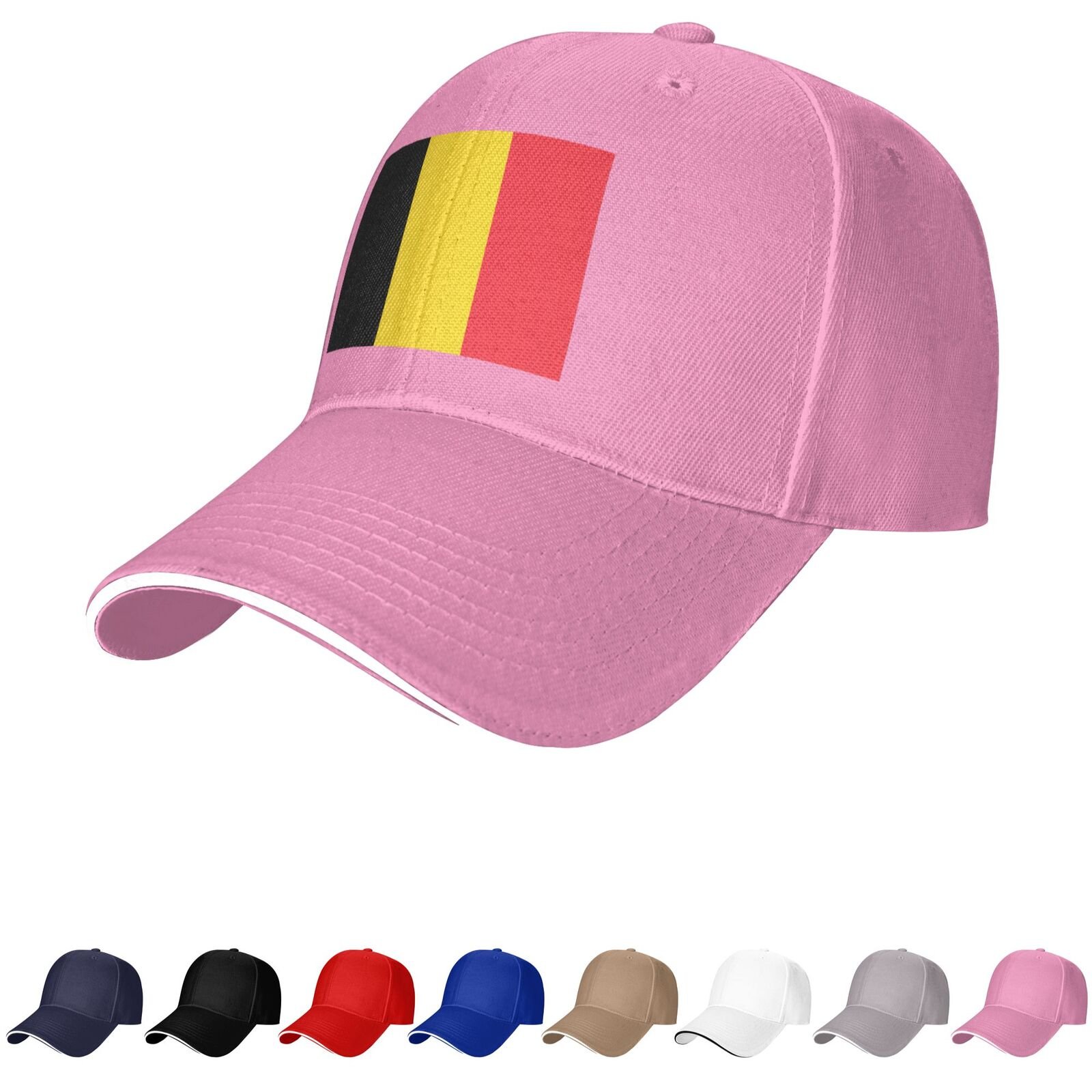 belgian flag hat belgium caps for men women flag of belgian baseball cap trucker dad hat