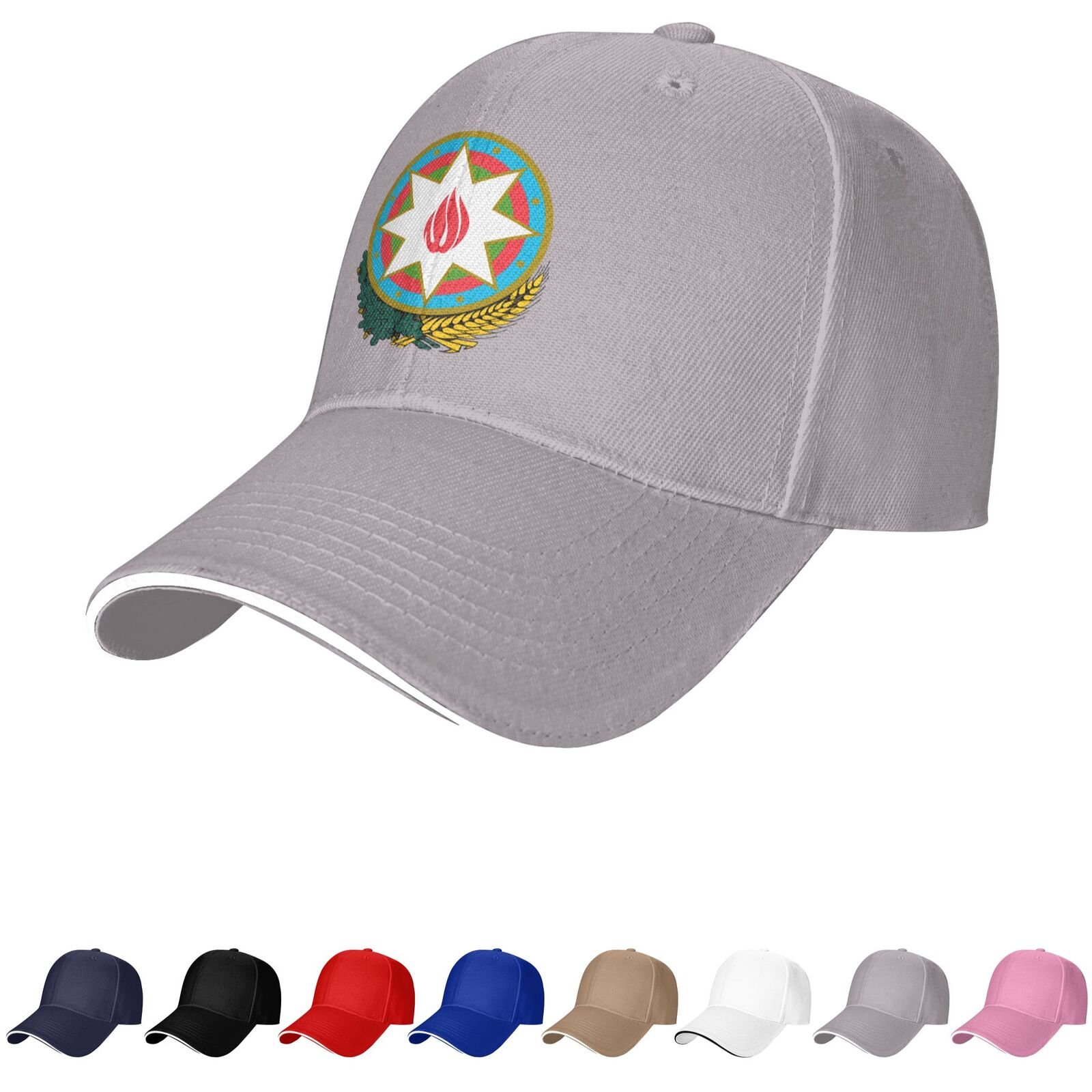 azerbaijan emblem hat azerbaijani caps for men women coat of arms of azerbaijan baseball cap trucker dad hat