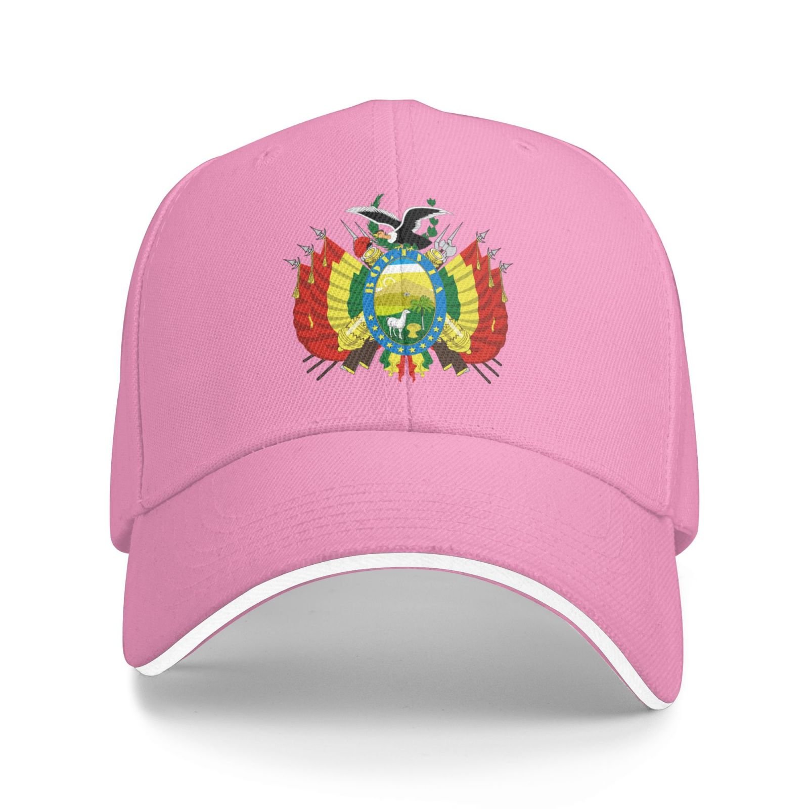 bolivia national emblem hat support bolivia coat of arms baseball cap bolivian hat for women men adjustable hat