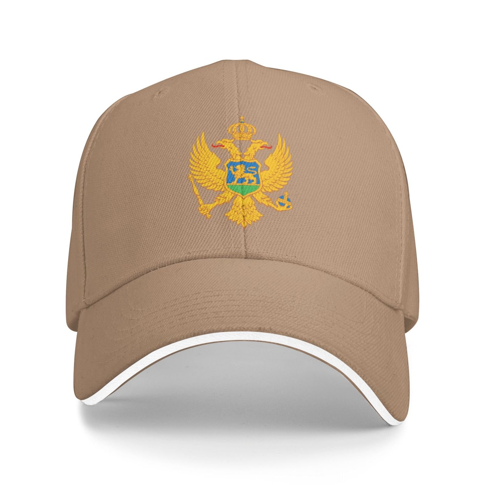 montenegro national emblem hat support montenegro coat of arms baseball cap montenegrin hat for women men adjustable hat