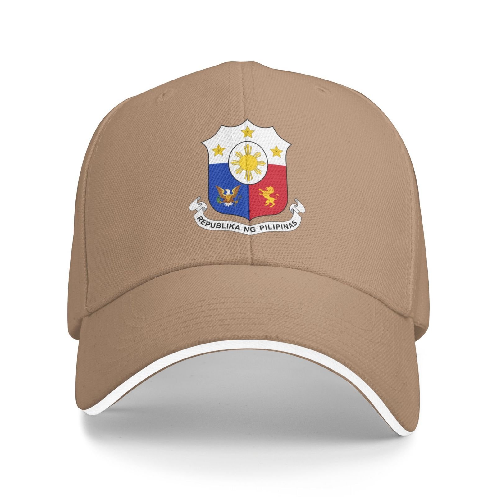philippines national emblem hat support philippines coat of arms baseball cap filipino hat for women men adjustable hat
