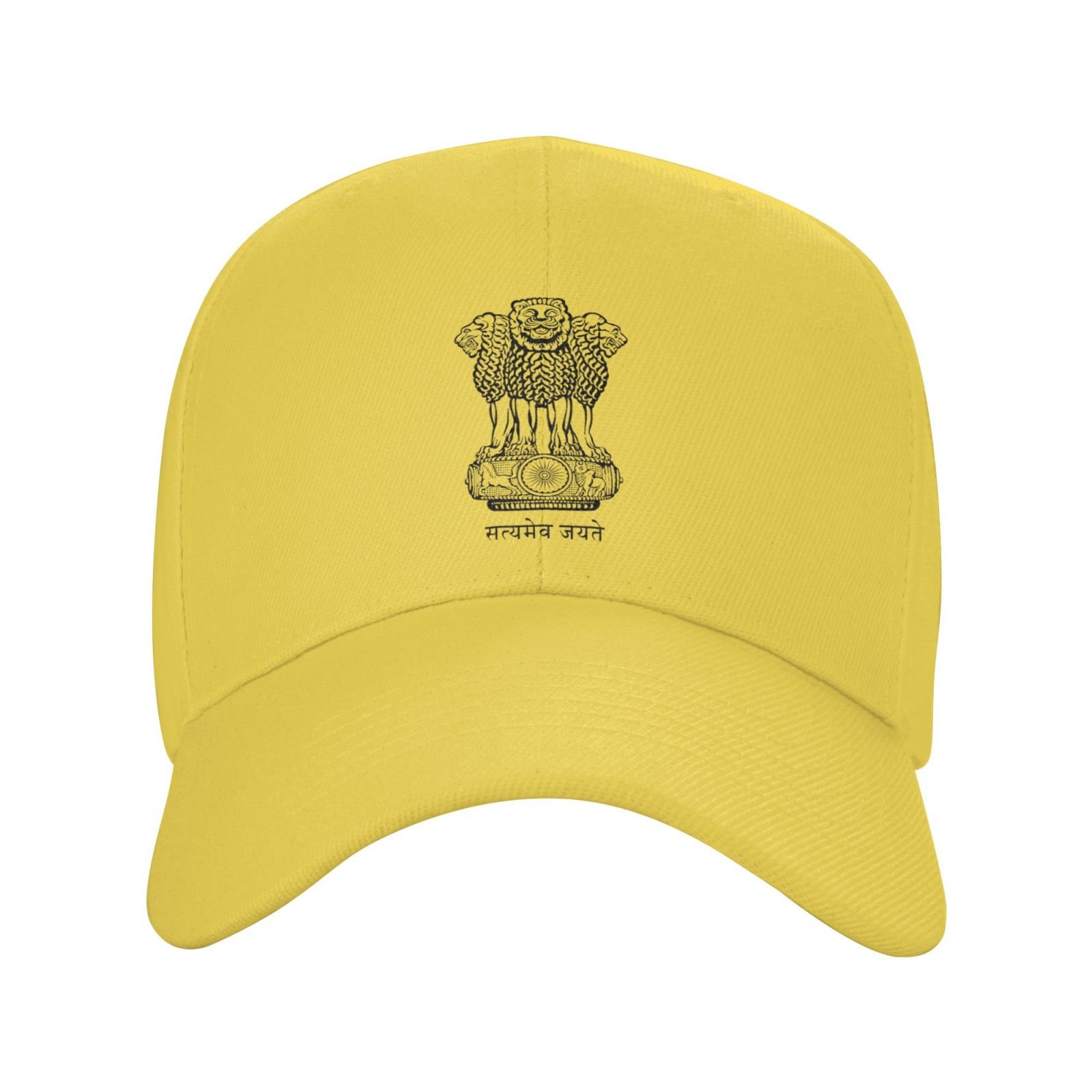 india hat for men women coat of arms of india baseball cap adjustable trucker dad hats