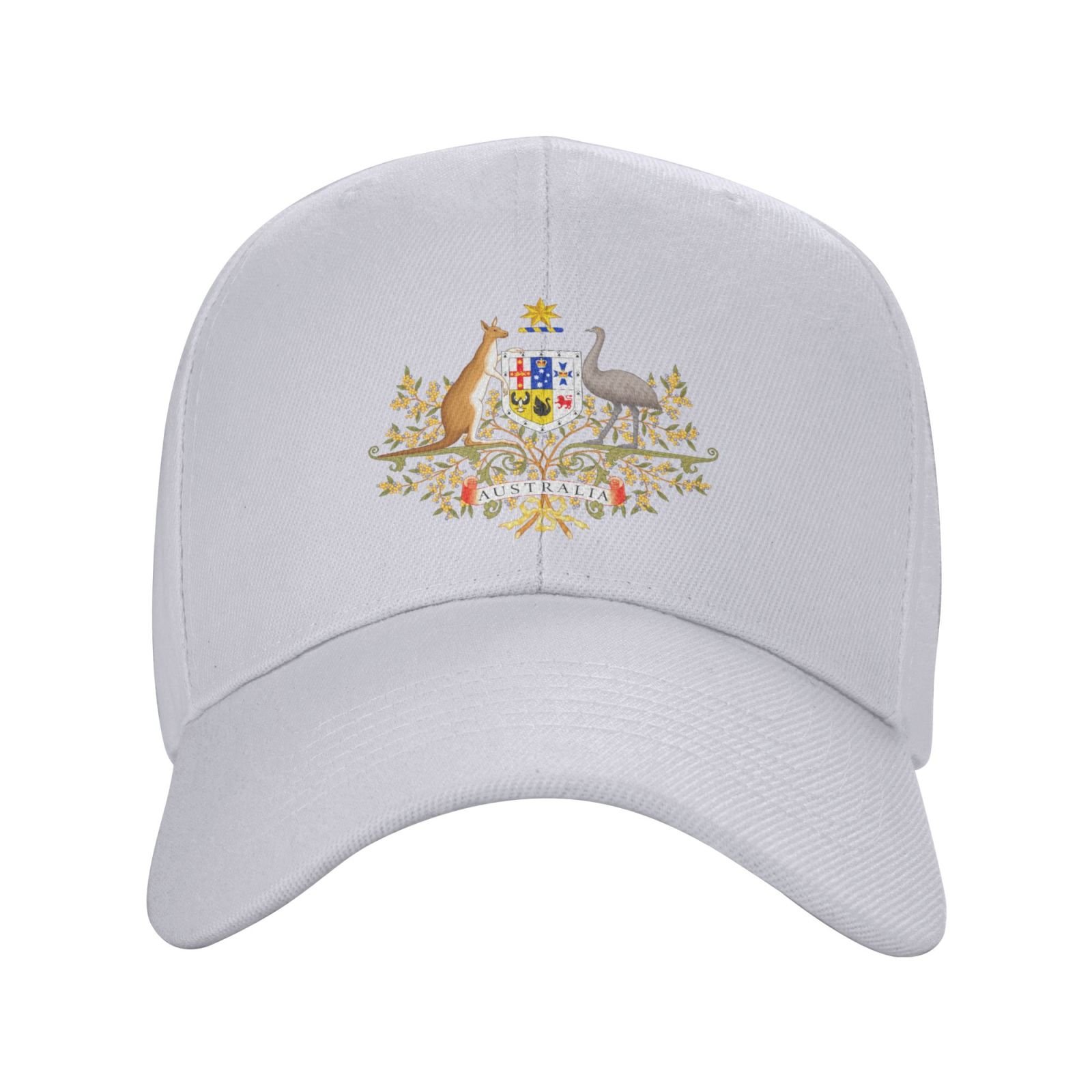 australia hat for men women coat of arms of australia baseball cap adjustable trucker dad hats