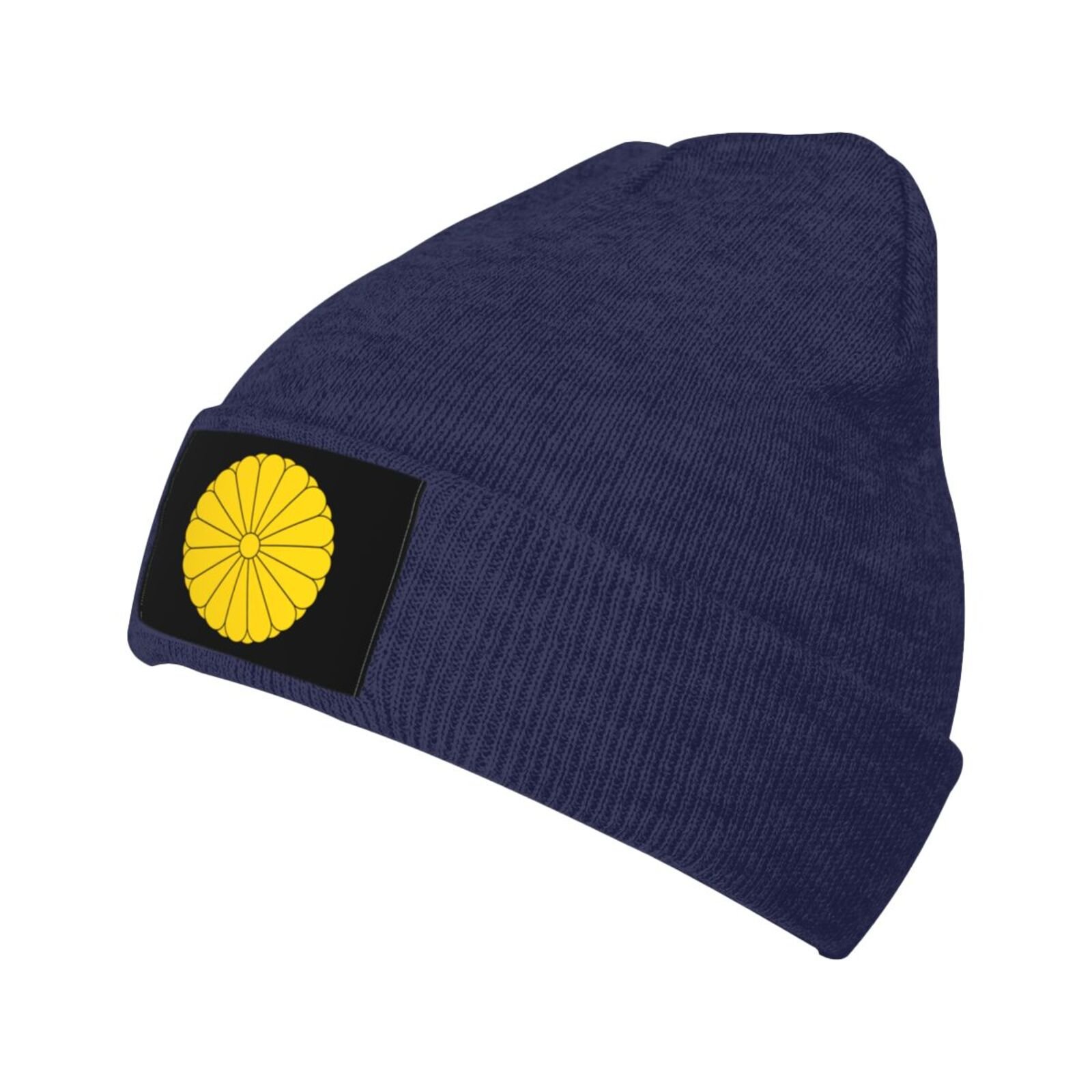coat of arms of japan knit beanie hat japan emblem knitted cap for japanese winter outdoor men women