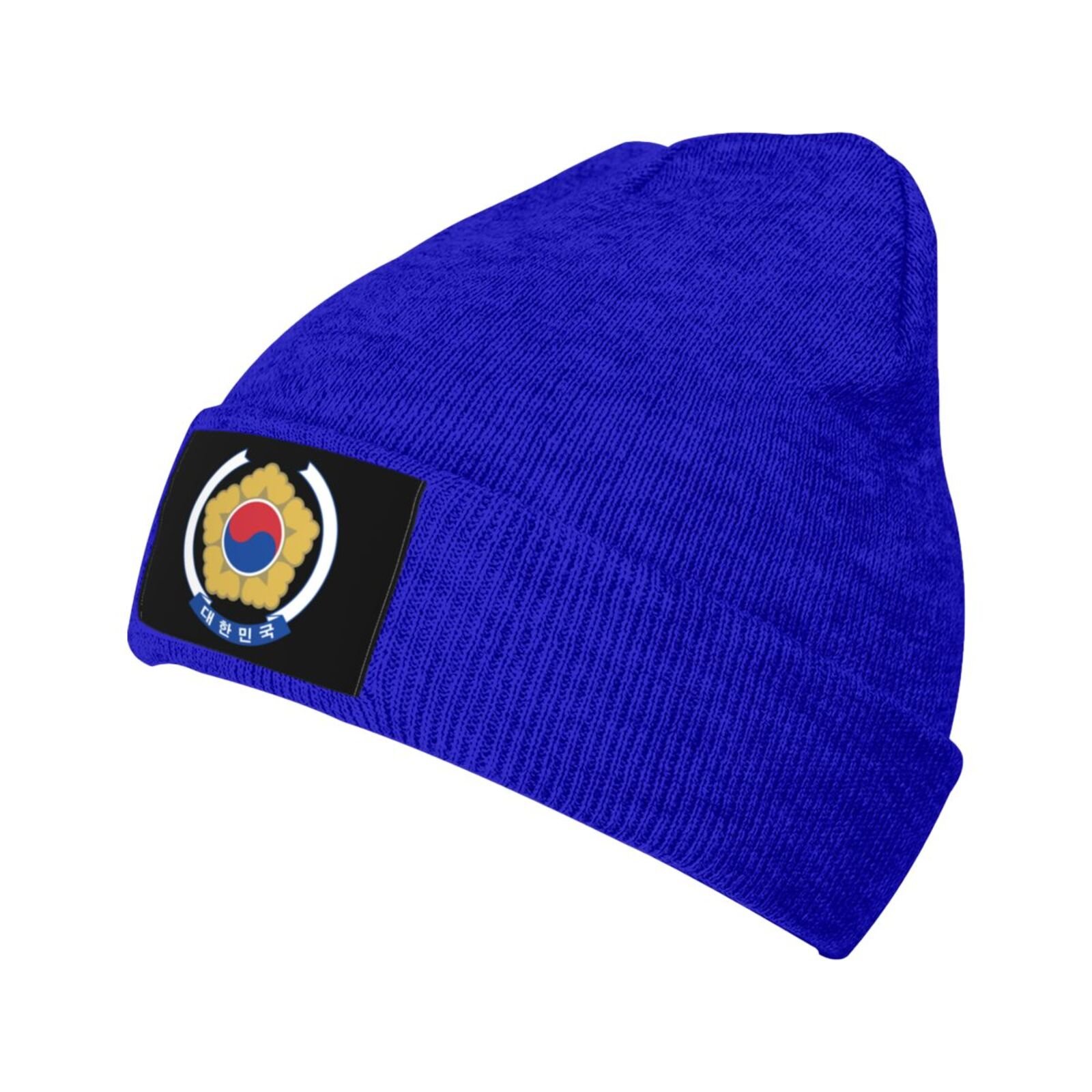 coat of arms of south korea knit beanie hat south korea emblem knitted cap for korean winter outdoor men women