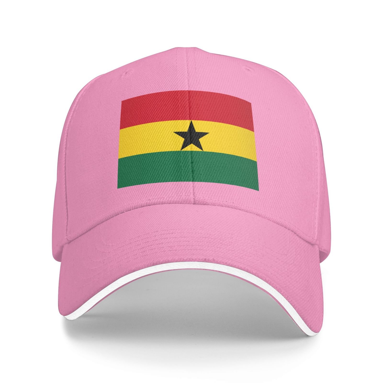flag of ghana baseball cap stand with ghana hat support ghanaian trucker dad hat for men women
